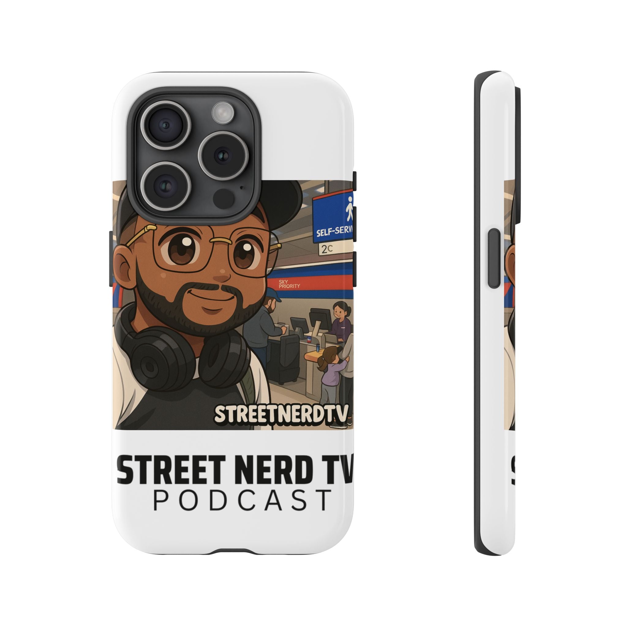 Podcast Phone Case | Tough Cases for Street Nerd TV Lovers, Geek Gifts, Decorative Tech Accessories, Durable Mobile Covers, Unique Gadgets