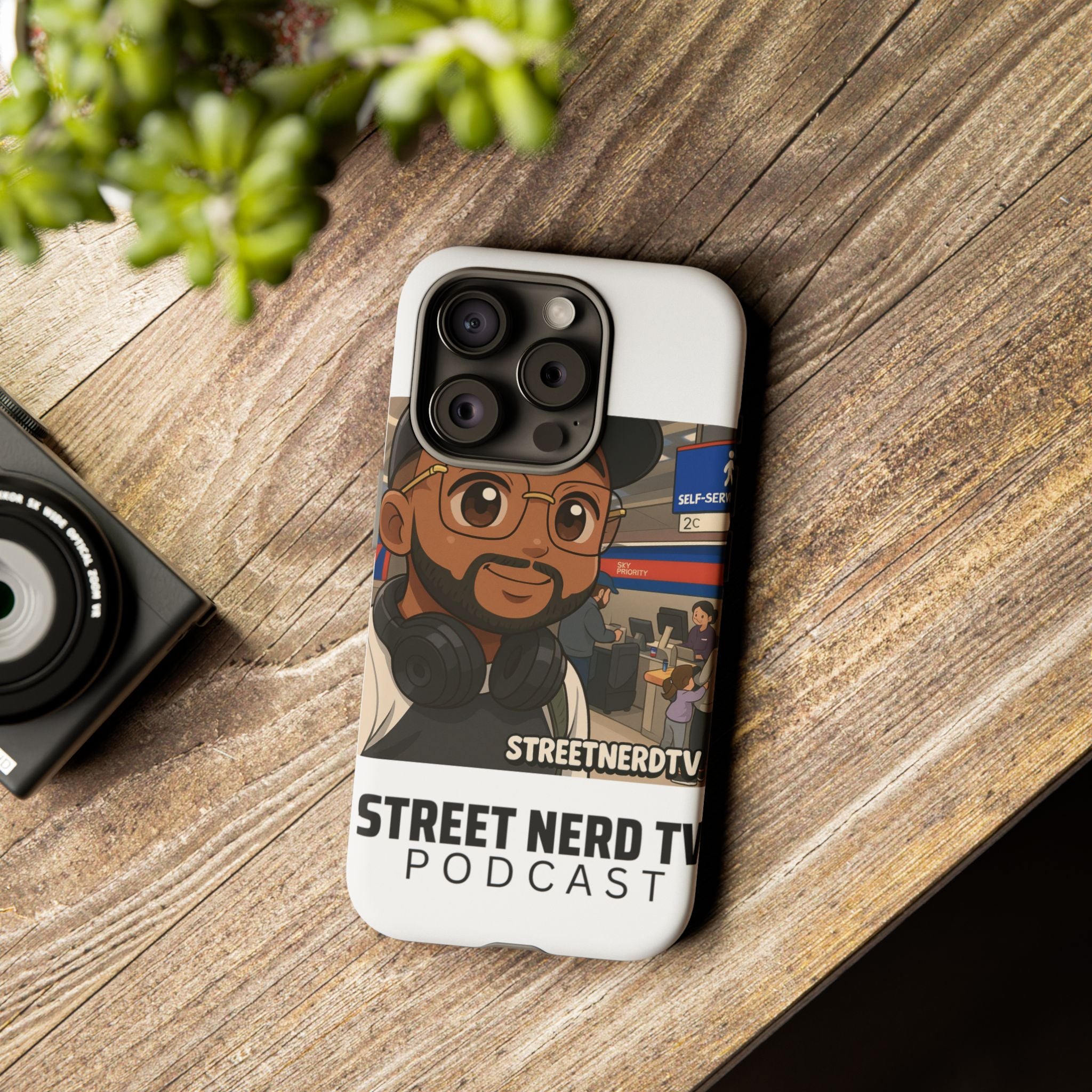 Podcast Phone Case | Tough Cases for Street Nerd TV Lovers, Geek Gifts, Decorative Tech Accessories, Durable Mobile Covers, Unique Gadgets