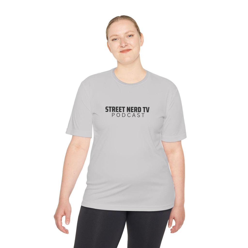 Street Nerd TV Podcast Tee - Unisex Moisture Wicking Athletic Shirt, Workout Top, Casual Wear, Gift for Podcasters, Cool Summer Apparel