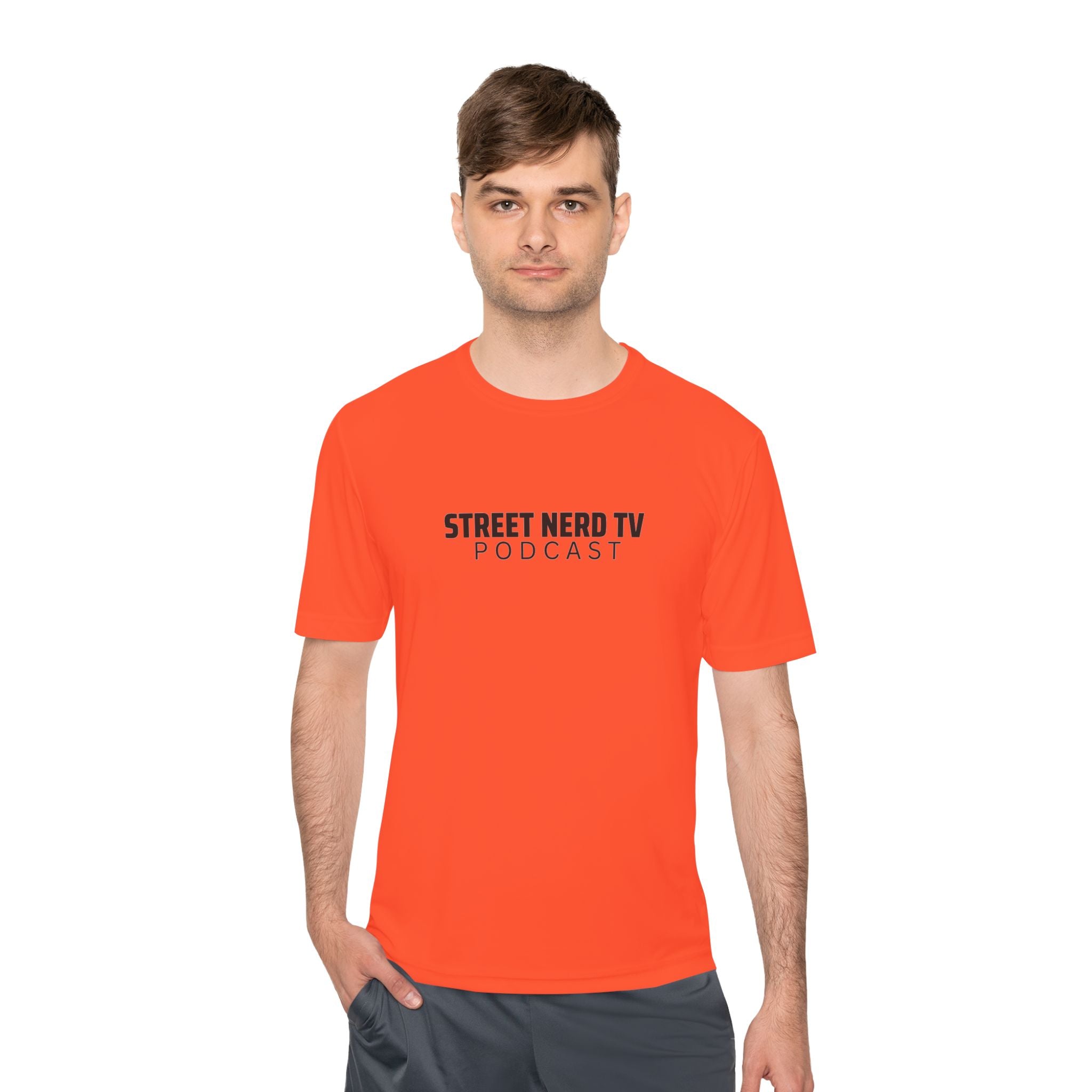 Street Nerd TV Podcast Tee - Unisex Moisture Wicking Athletic Shirt, Workout Top, Casual Wear, Gift for Podcasters, Cool Summer Apparel