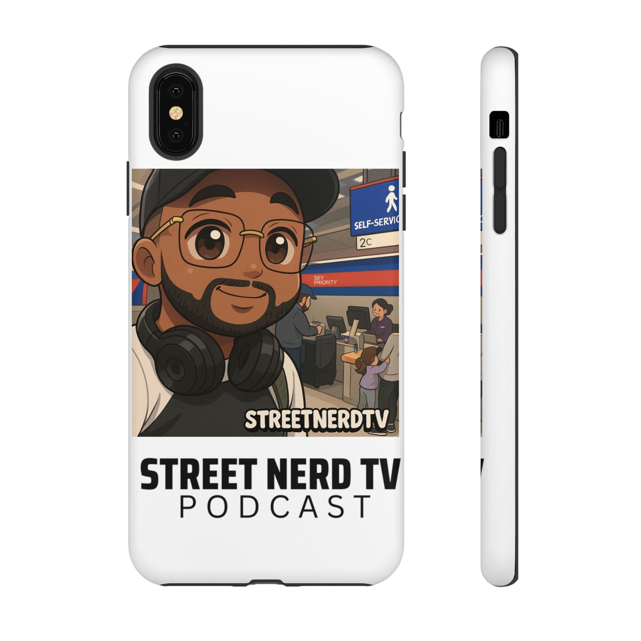 Podcast Phone Case | Tough Cases for Street Nerd TV Lovers, Geek Gifts, Decorative Tech Accessories, Durable Mobile Covers, Unique Gadgets