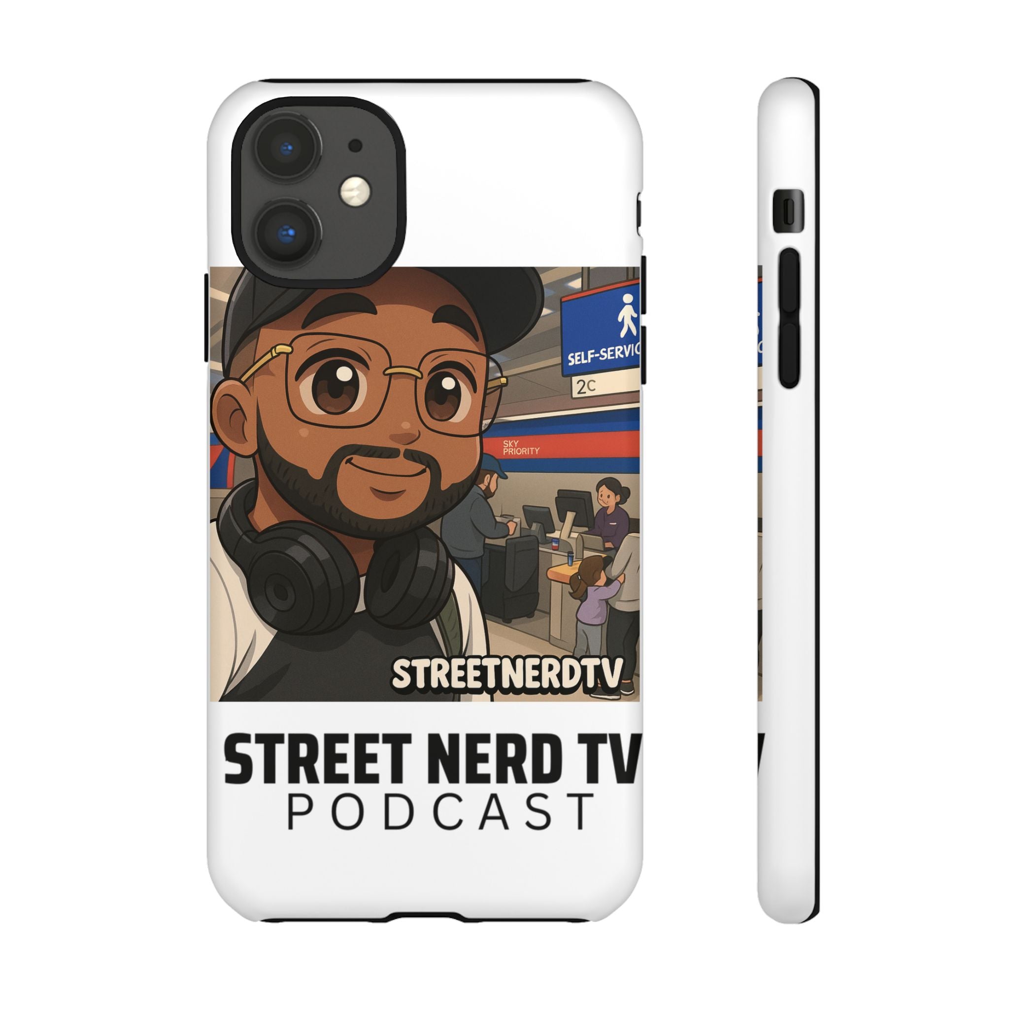 Podcast Phone Case | Tough Cases for Street Nerd TV Lovers, Geek Gifts, Decorative Tech Accessories, Durable Mobile Covers, Unique Gadgets