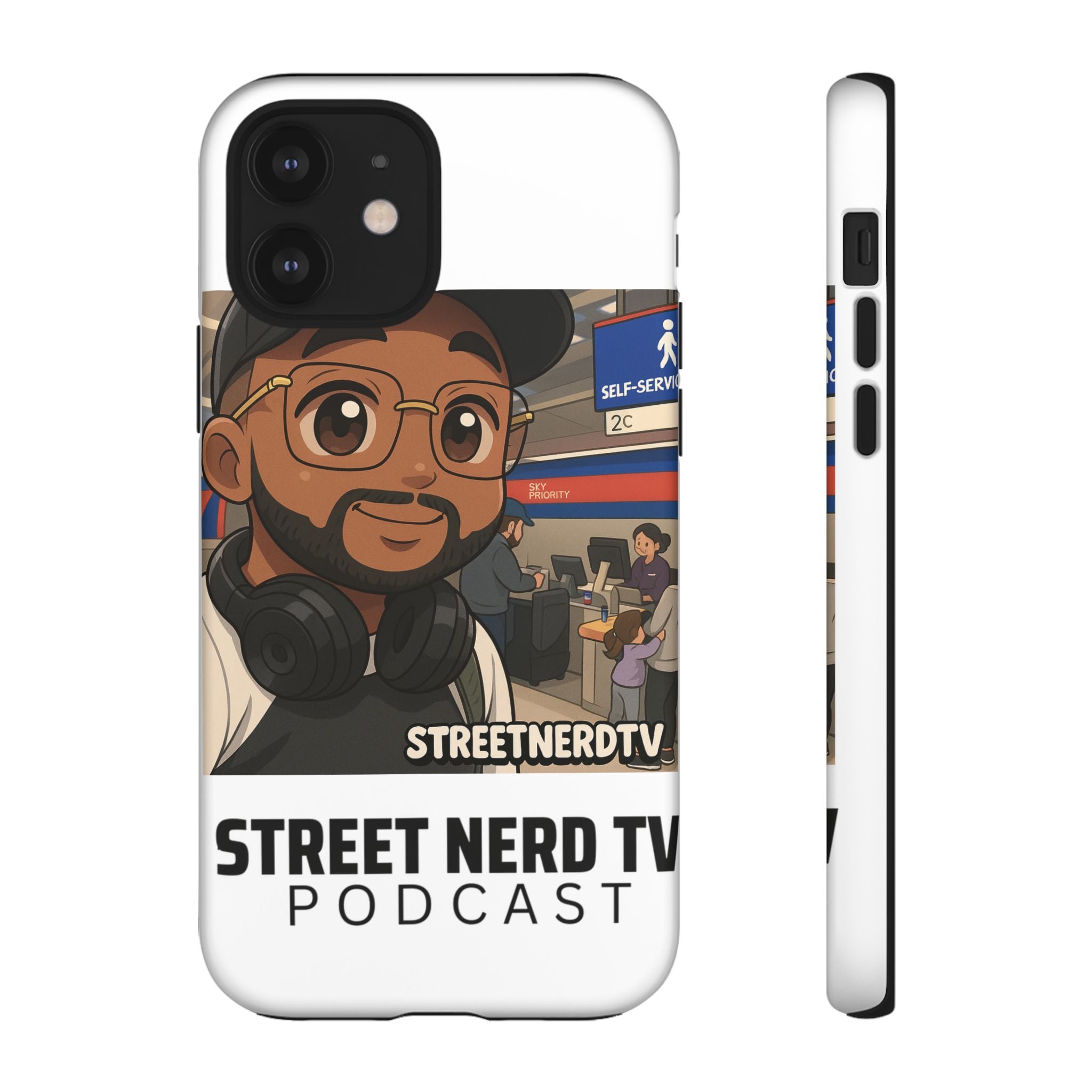 Podcast Phone Case | Tough Cases for Street Nerd TV Lovers, Geek Gifts, Decorative Tech Accessories, Durable Mobile Covers, Unique Gadgets