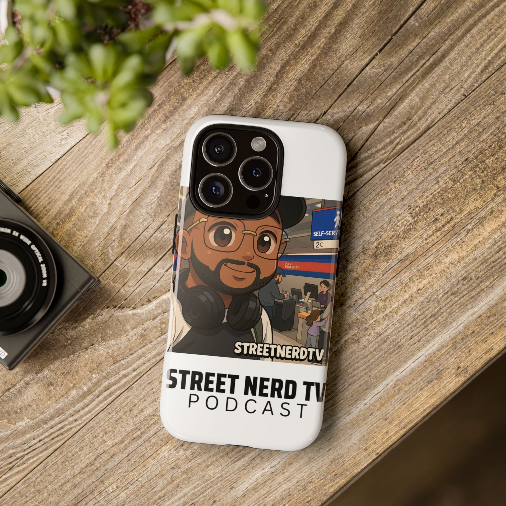 Podcast Phone Case | Tough Cases for Street Nerd TV Lovers, Geek Gifts, Decorative Tech Accessories, Durable Mobile Covers, Unique Gadgets