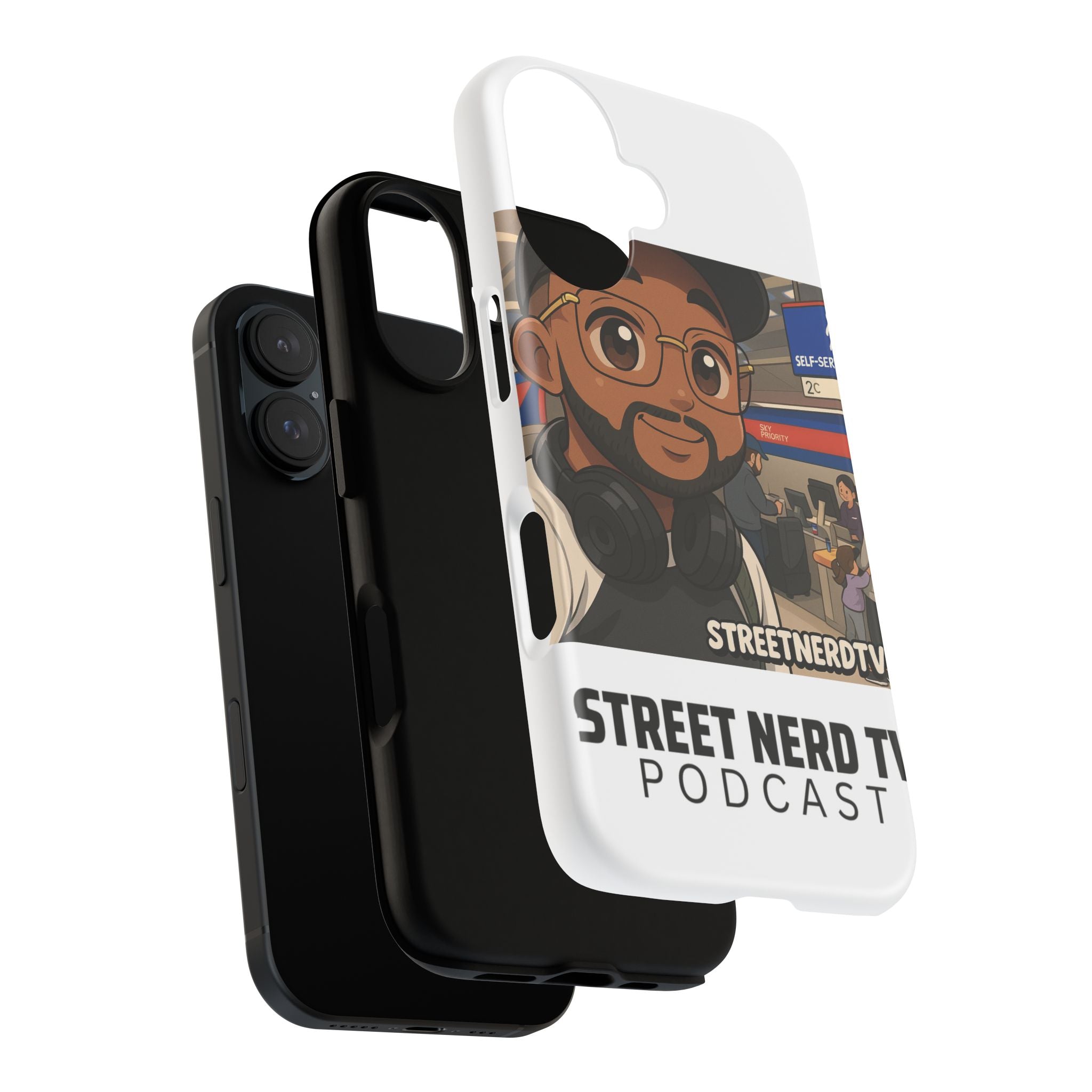 Podcast Phone Case | Tough Cases for Street Nerd TV Lovers, Geek Gifts, Decorative Tech Accessories, Durable Mobile Covers, Unique Gadgets