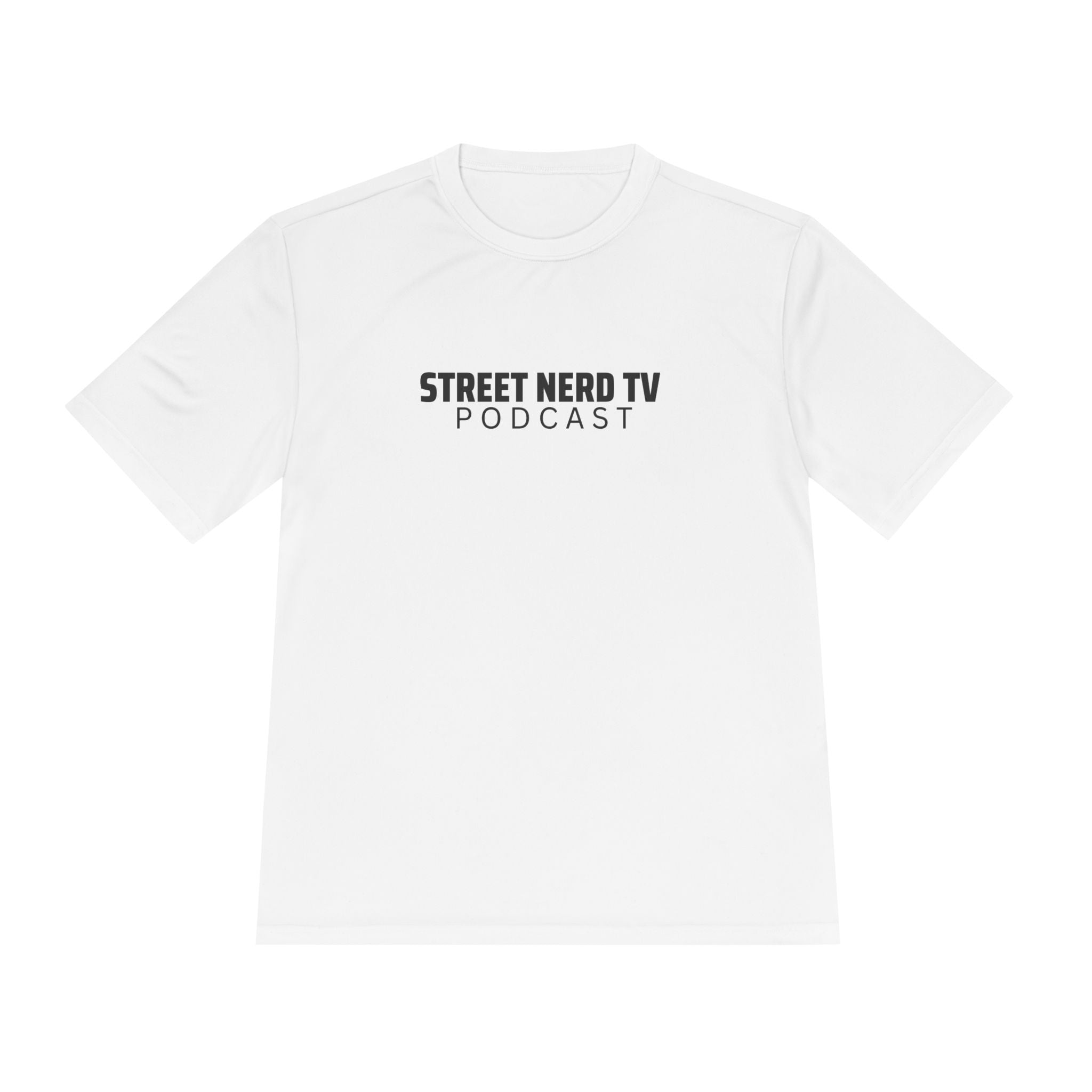Street Nerd TV Podcast Tee - Unisex Moisture Wicking Athletic Shirt, Workout Top, Casual Wear, Gift for Podcasters, Cool Summer Apparel