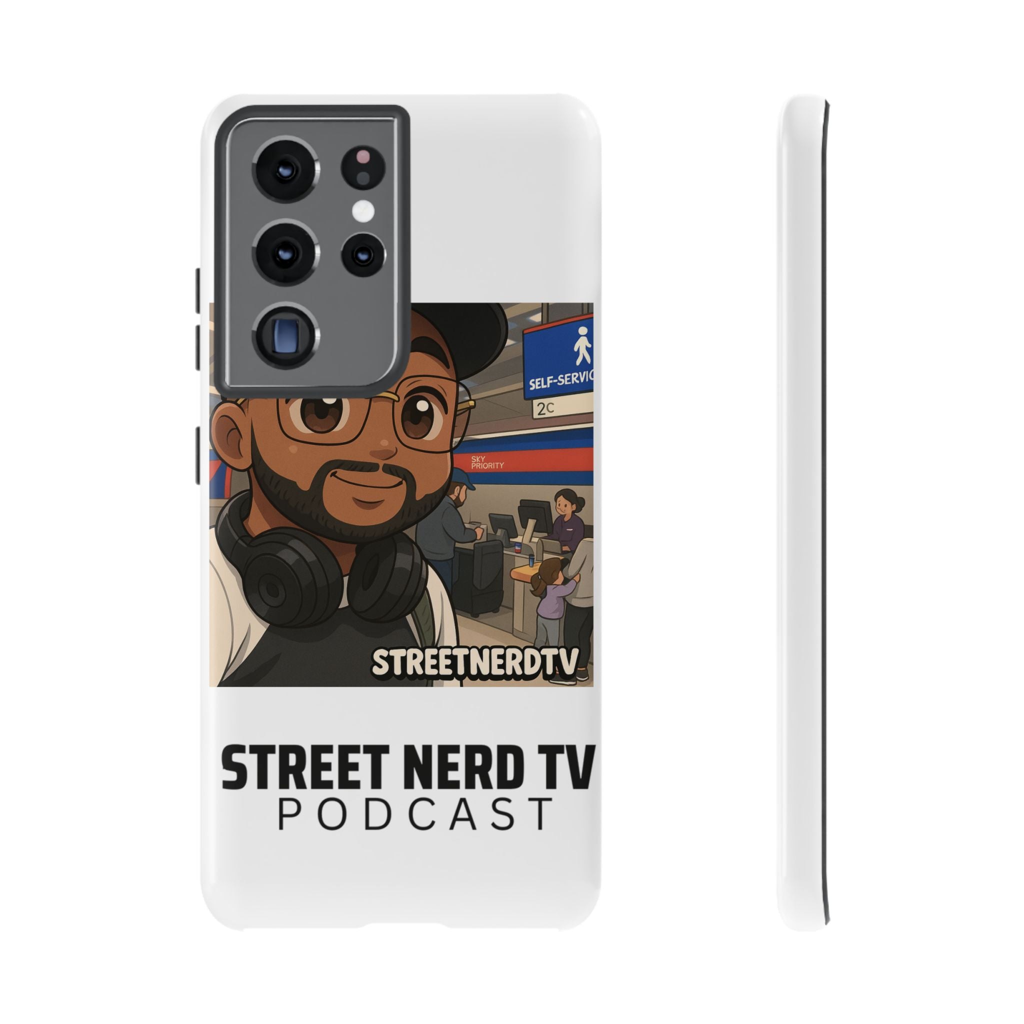 Podcast Phone Case | Tough Cases for Street Nerd TV Lovers, Geek Gifts, Decorative Tech Accessories, Durable Mobile Covers, Unique Gadgets