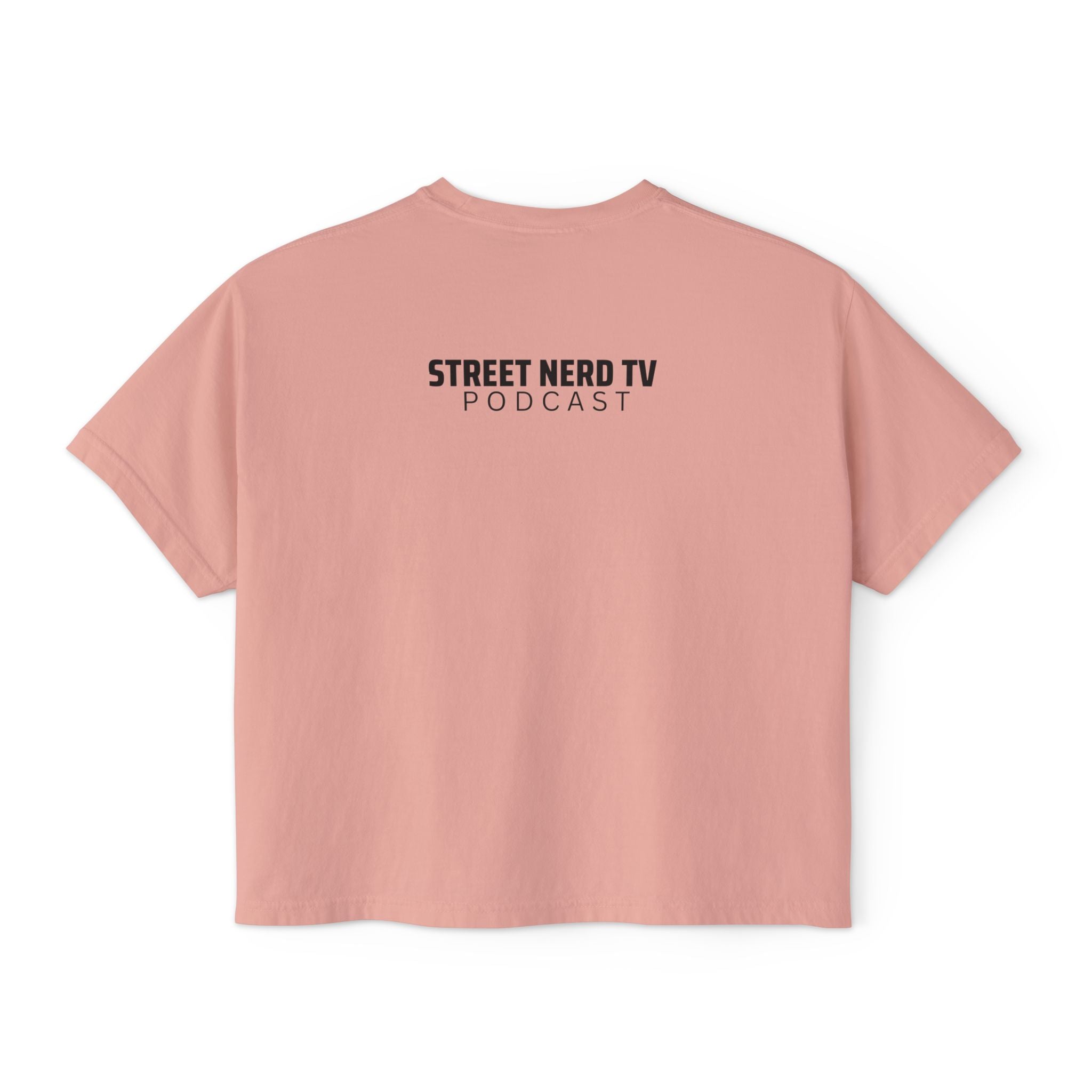 Street Nerd TV Women's Boxy Tee, Casual Graphic Tee, Comfy Summer Top, Gift for Podcast Fans, Relaxed Fit T-Shirt