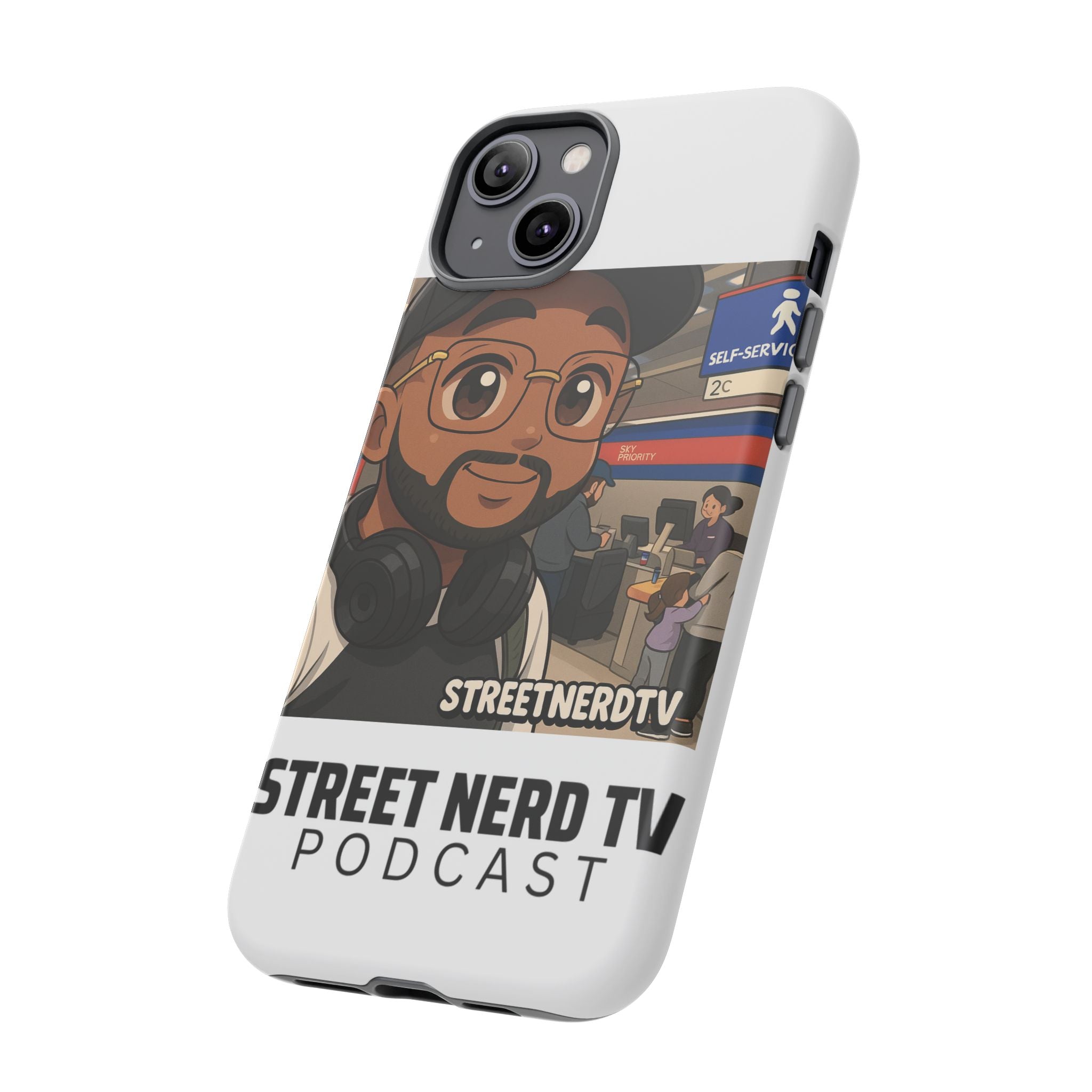 Podcast Phone Case | Tough Cases for Street Nerd TV Lovers, Geek Gifts, Decorative Tech Accessories, Durable Mobile Covers, Unique Gadgets