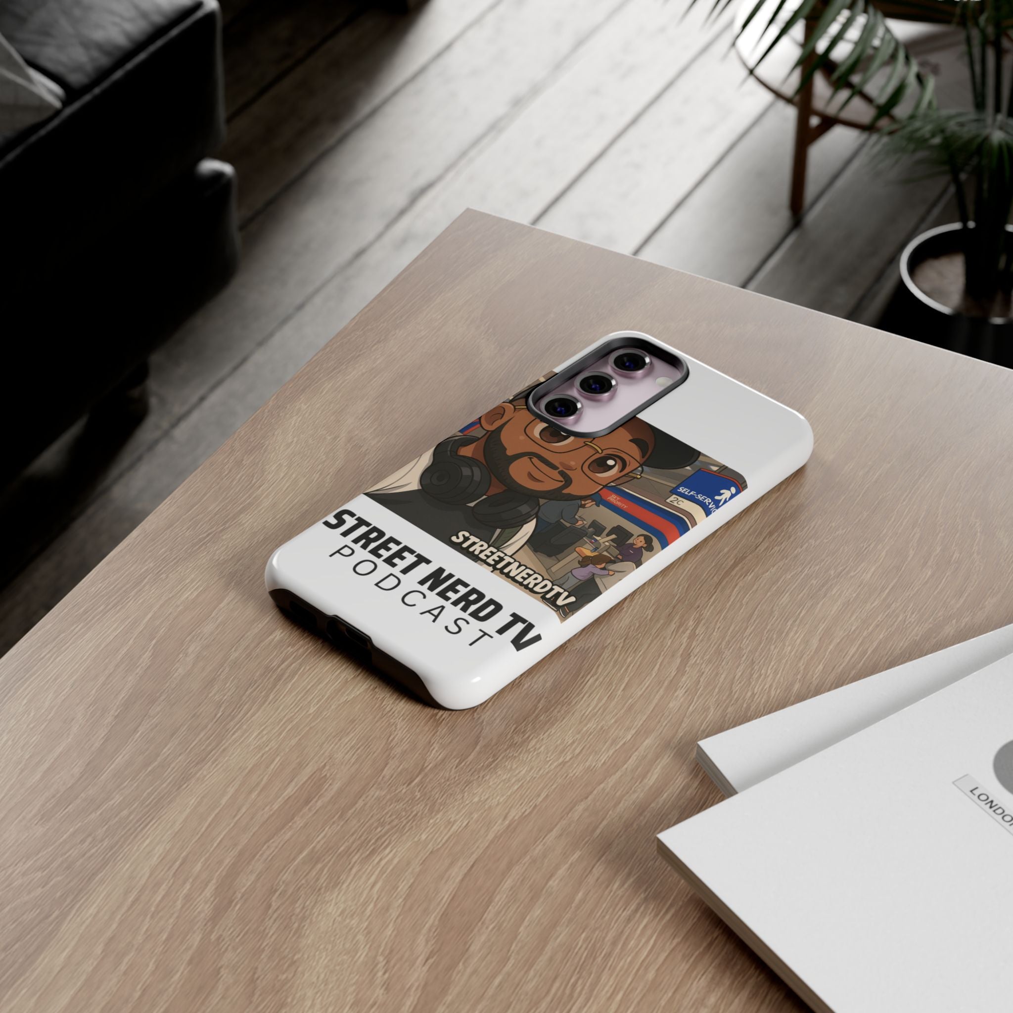 Podcast Phone Case | Tough Cases for Street Nerd TV Lovers, Geek Gifts, Decorative Tech Accessories, Durable Mobile Covers, Unique Gadgets