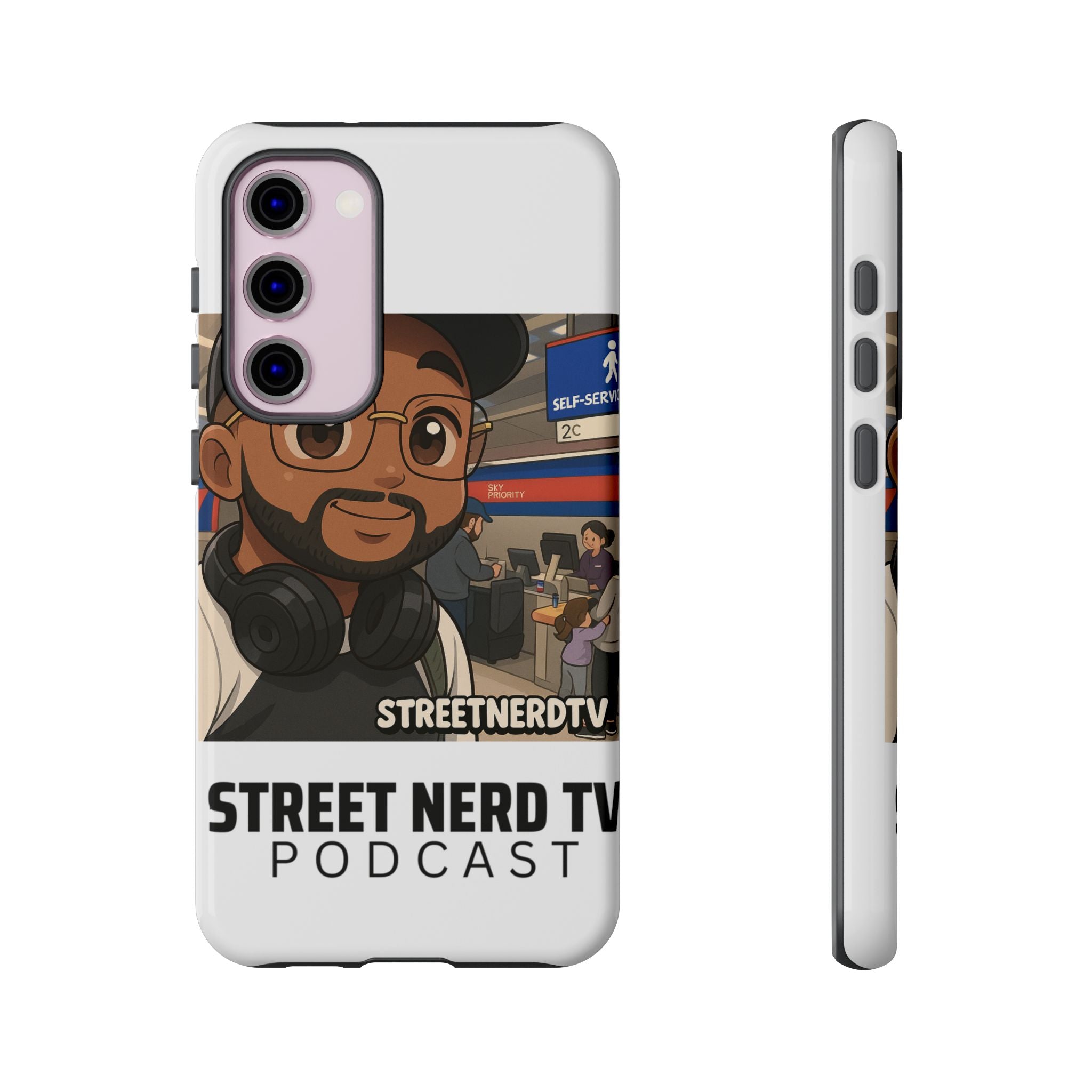 Podcast Phone Case | Tough Cases for Street Nerd TV Lovers, Geek Gifts, Decorative Tech Accessories, Durable Mobile Covers, Unique Gadgets