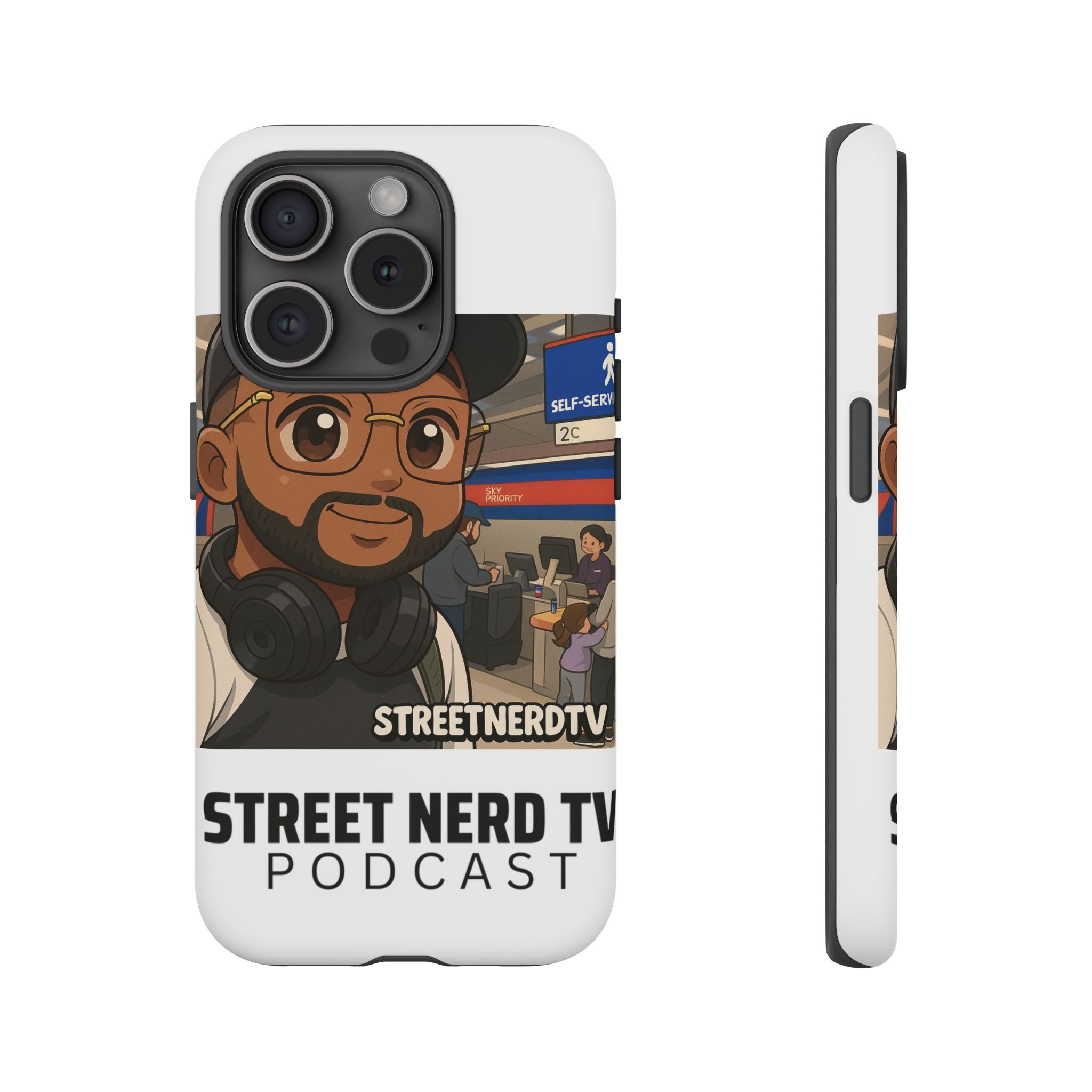 Podcast Phone Case | Tough Cases for Street Nerd TV Lovers, Geek Gifts, Decorative Tech Accessories, Durable Mobile Covers, Unique Gadgets