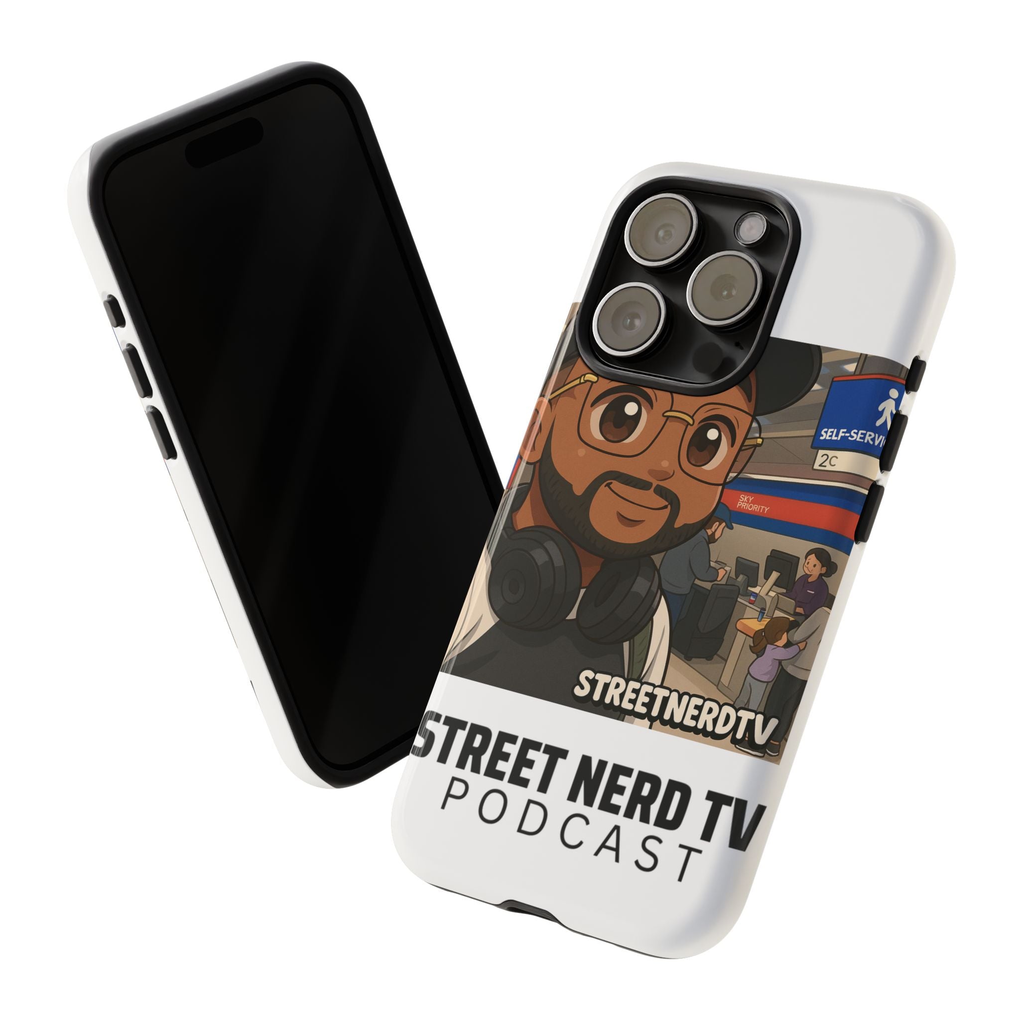 Podcast Phone Case | Tough Cases for Street Nerd TV Lovers, Geek Gifts, Decorative Tech Accessories, Durable Mobile Covers, Unique Gadgets