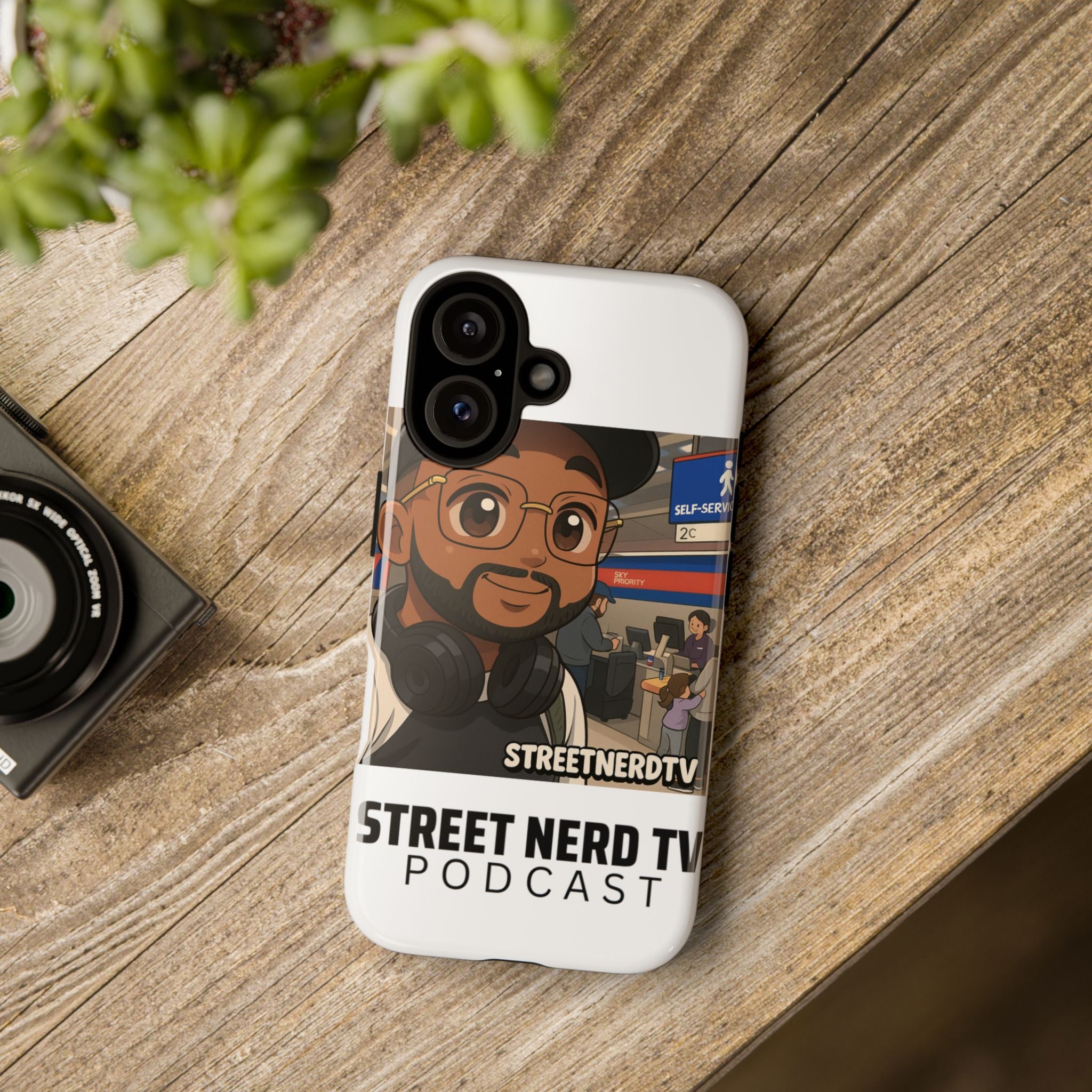 Podcast Phone Case | Tough Cases for Street Nerd TV Lovers, Geek Gifts, Decorative Tech Accessories, Durable Mobile Covers, Unique Gadgets