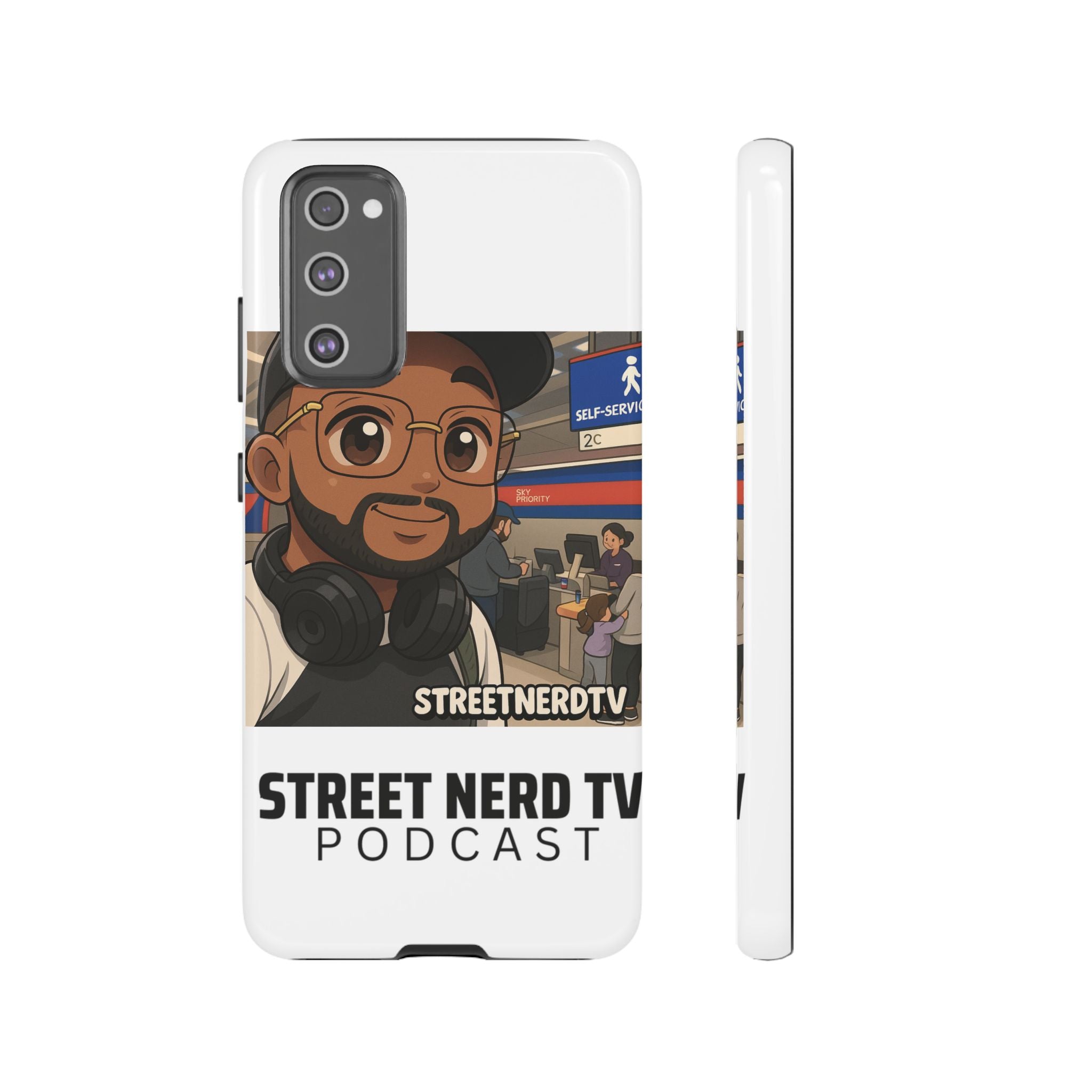 Podcast Phone Case | Tough Cases for Street Nerd TV Lovers, Geek Gifts, Decorative Tech Accessories, Durable Mobile Covers, Unique Gadgets