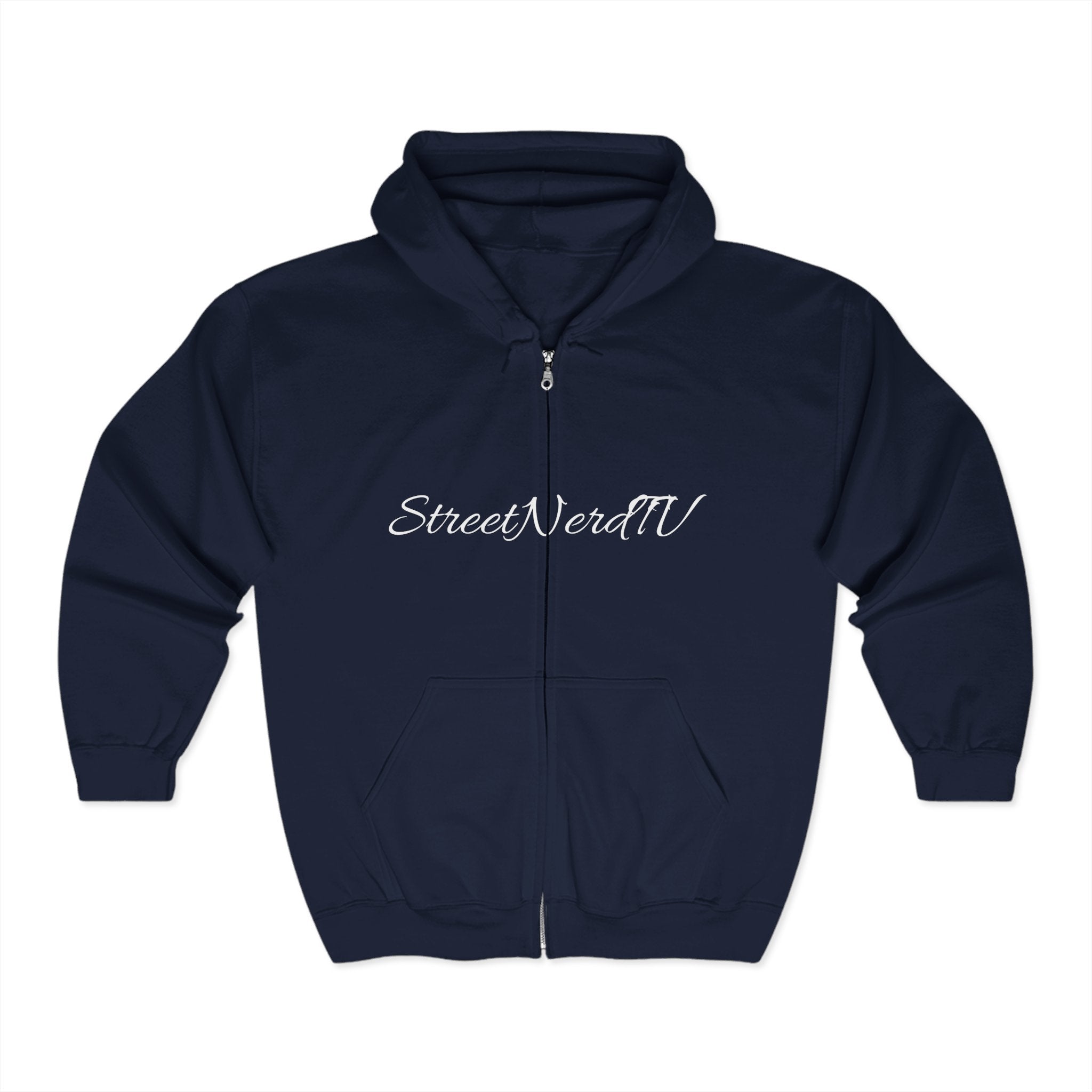 Streetwear Zip Hoodie, Unisex Heavy Blend, Perfect for Casual Style, Street Culture, Podcast Fans, Comfortable Everyday Wear