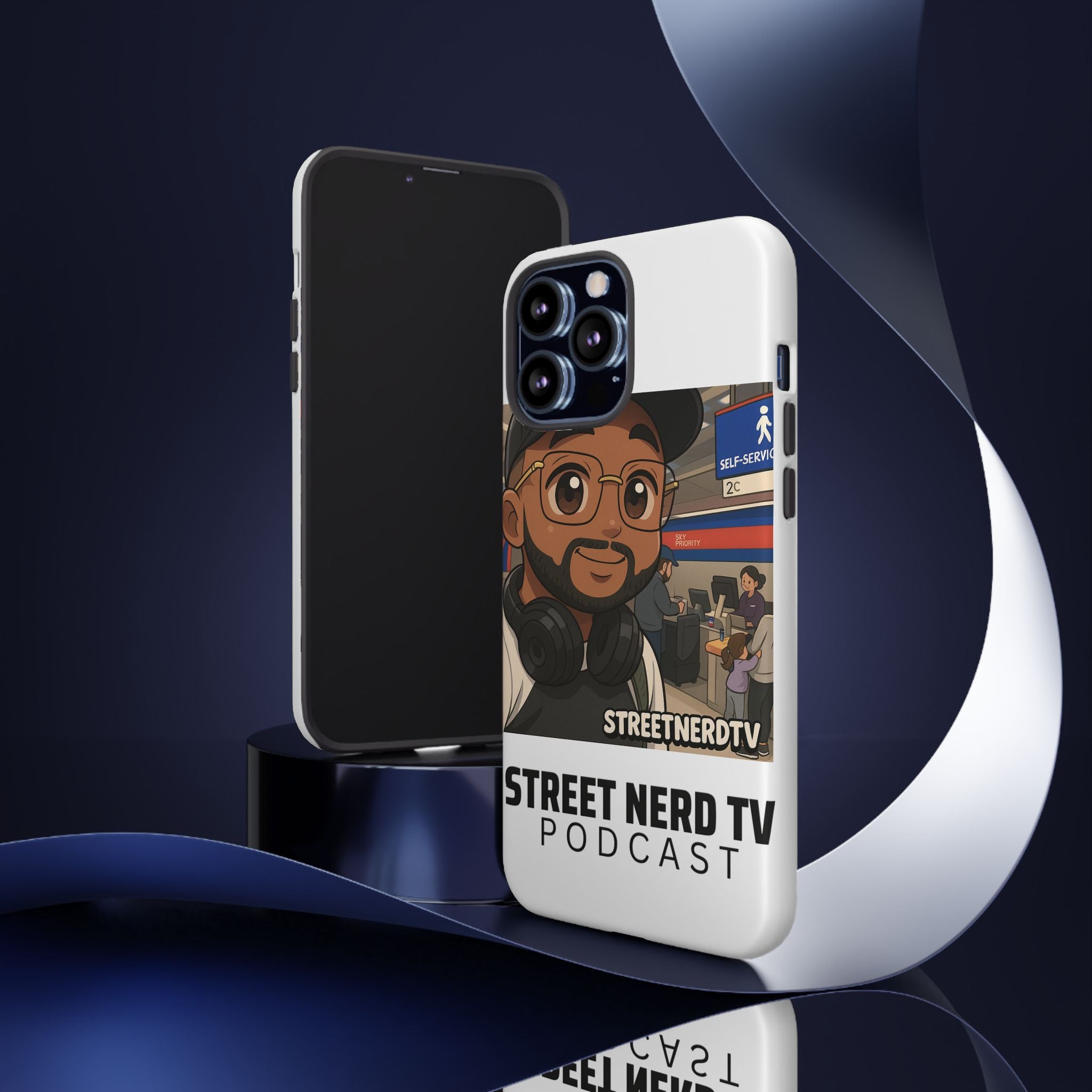 Podcast Phone Case | Tough Cases for Street Nerd TV Lovers, Geek Gifts, Decorative Tech Accessories, Durable Mobile Covers, Unique Gadgets
