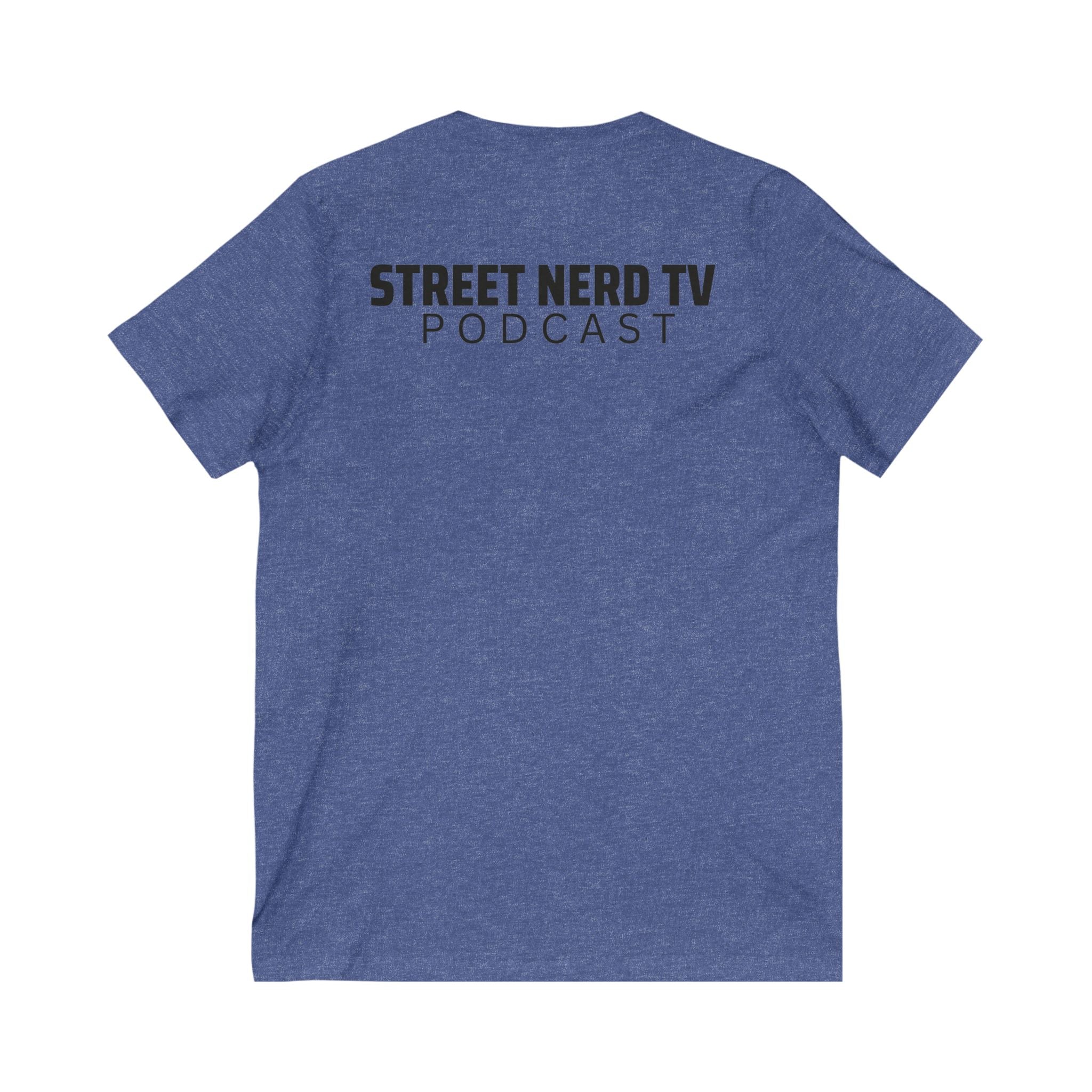 Street Nerd TV Podcast V-Neck Tee, Unisex Shirt, Casual Wear, Gift for Podcasters, Streetwear