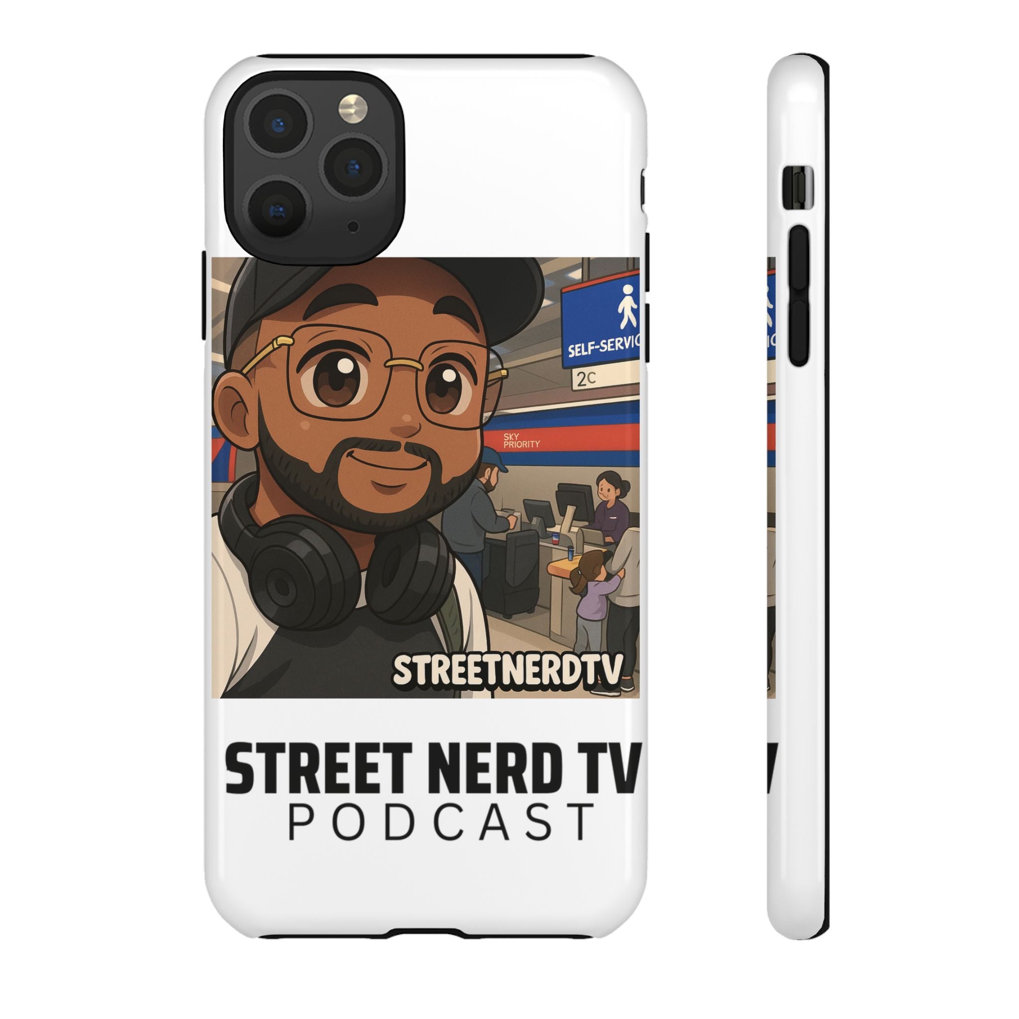 Podcast Phone Case | Tough Cases for Street Nerd TV Lovers, Geek Gifts, Decorative Tech Accessories, Durable Mobile Covers, Unique Gadgets