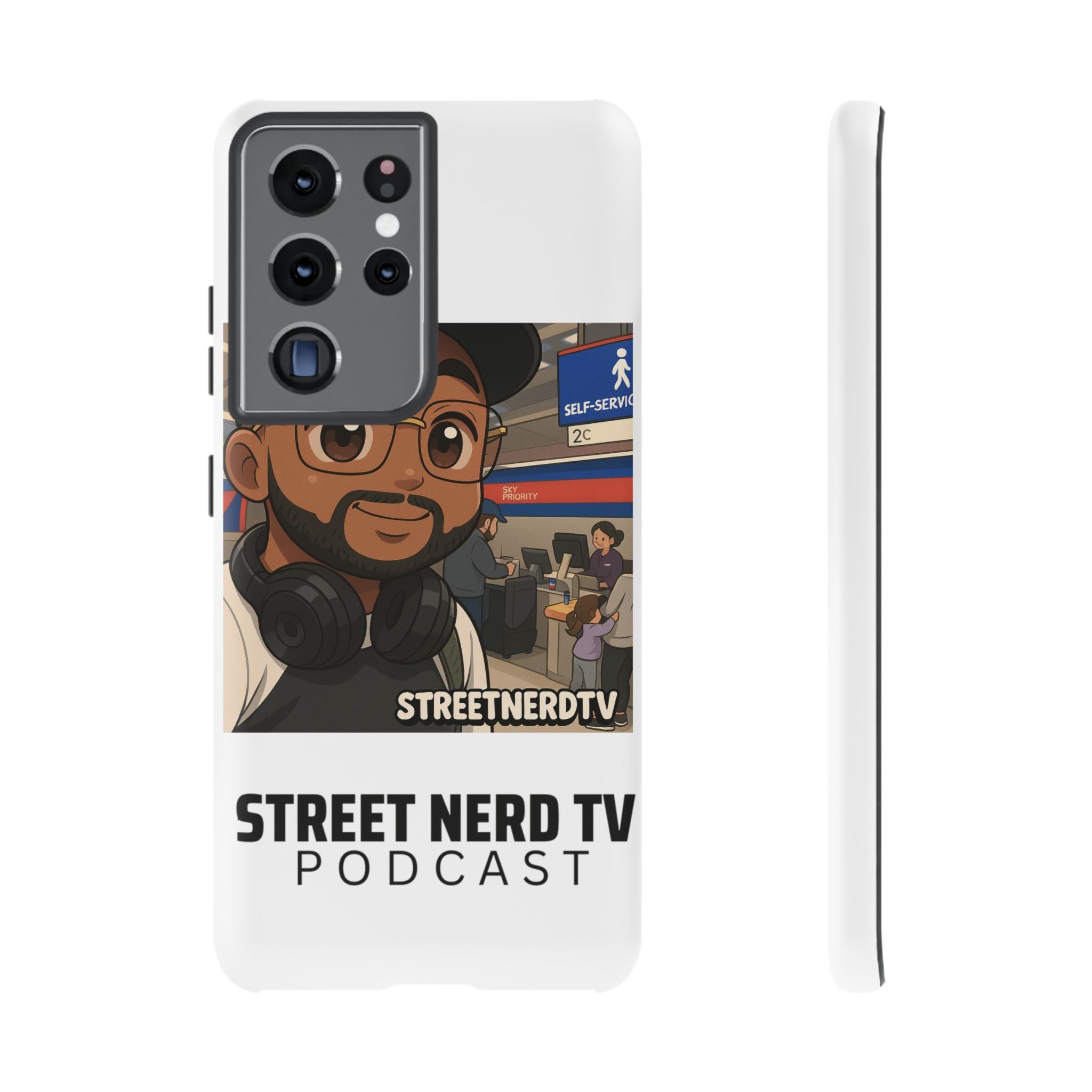 Podcast Phone Case | Tough Cases for Street Nerd TV Lovers, Geek Gifts, Decorative Tech Accessories, Durable Mobile Covers, Unique Gadgets
