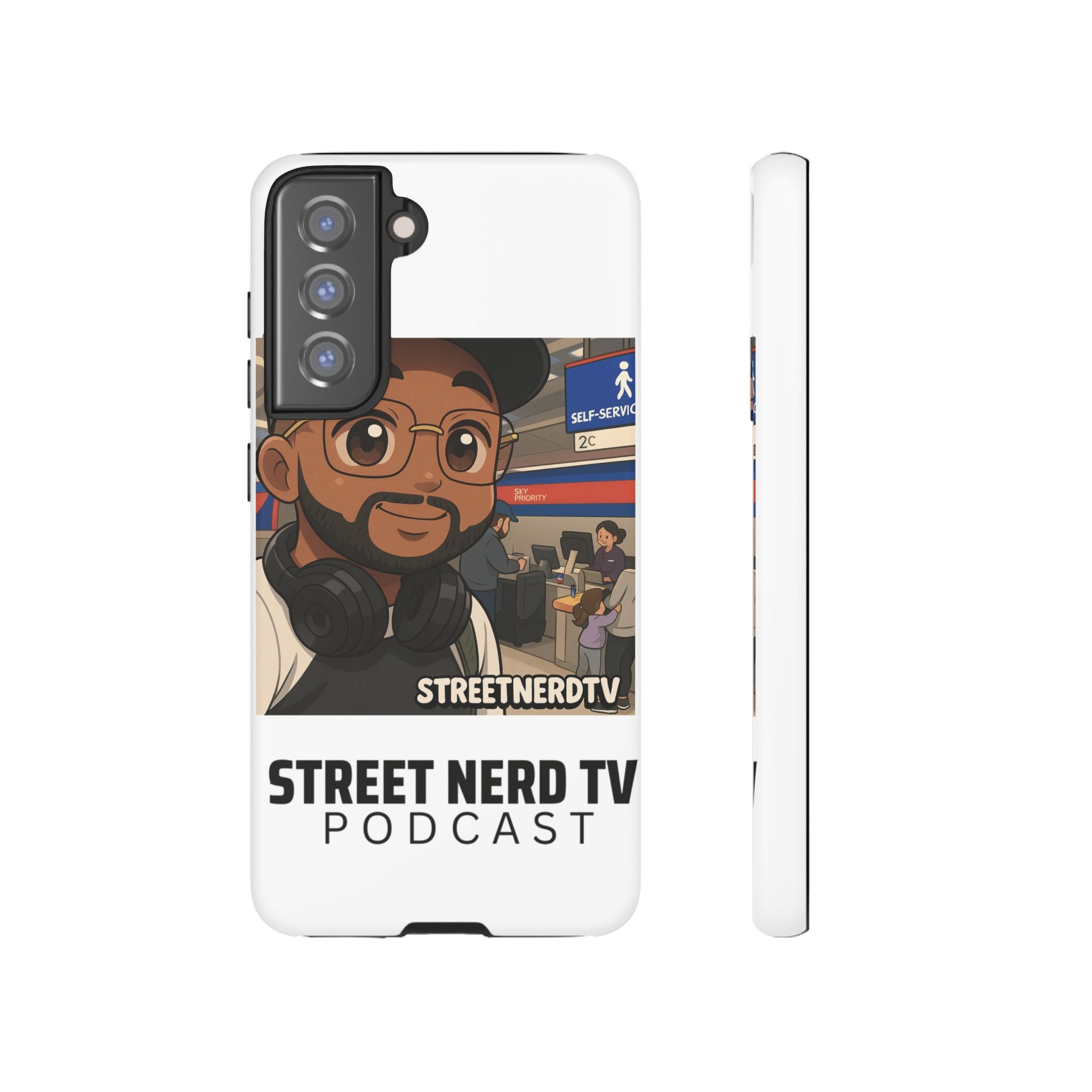 Podcast Phone Case | Tough Cases for Street Nerd TV Lovers, Geek Gifts, Decorative Tech Accessories, Durable Mobile Covers, Unique Gadgets