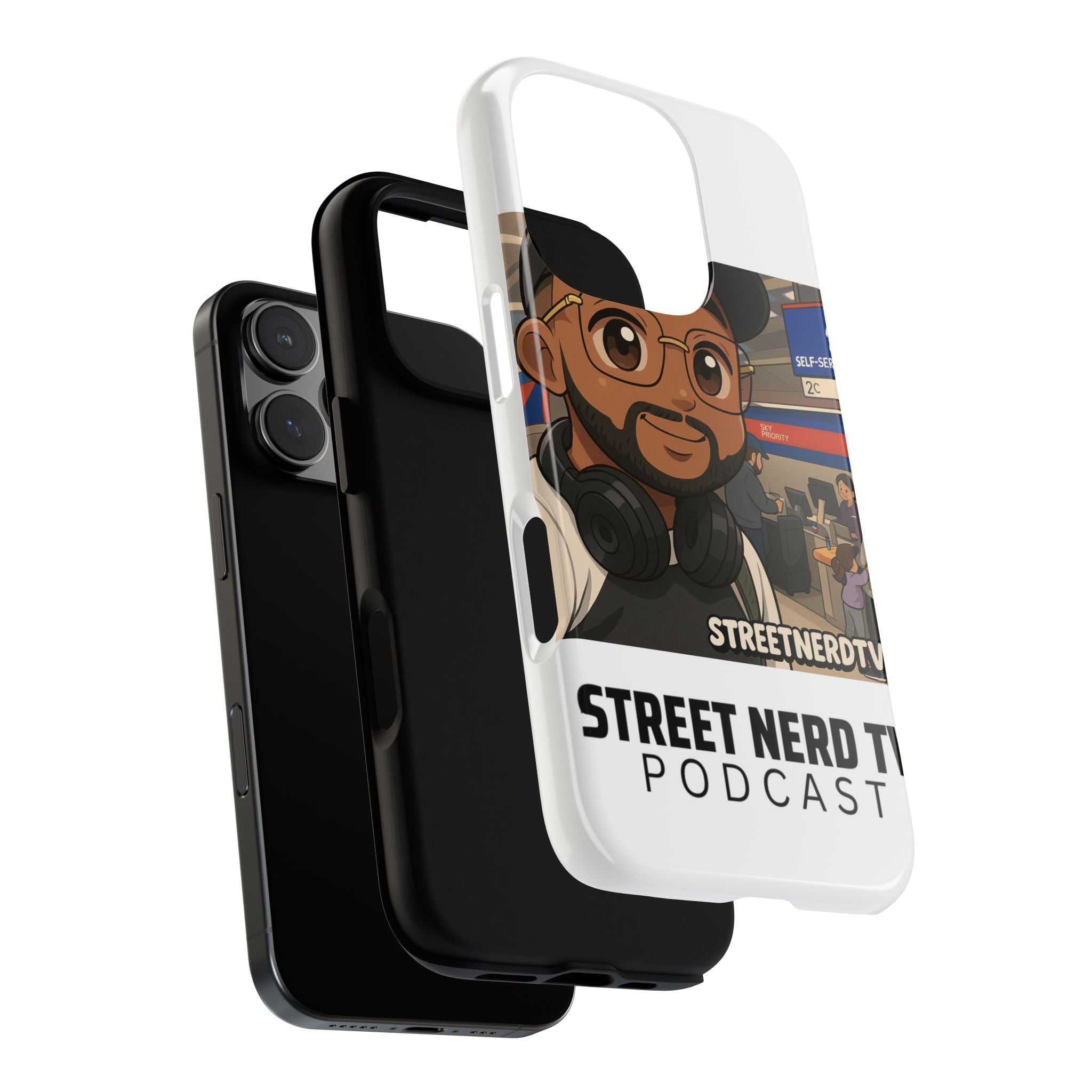 Podcast Phone Case | Tough Cases for Street Nerd TV Lovers, Geek Gifts, Decorative Tech Accessories, Durable Mobile Covers, Unique Gadgets