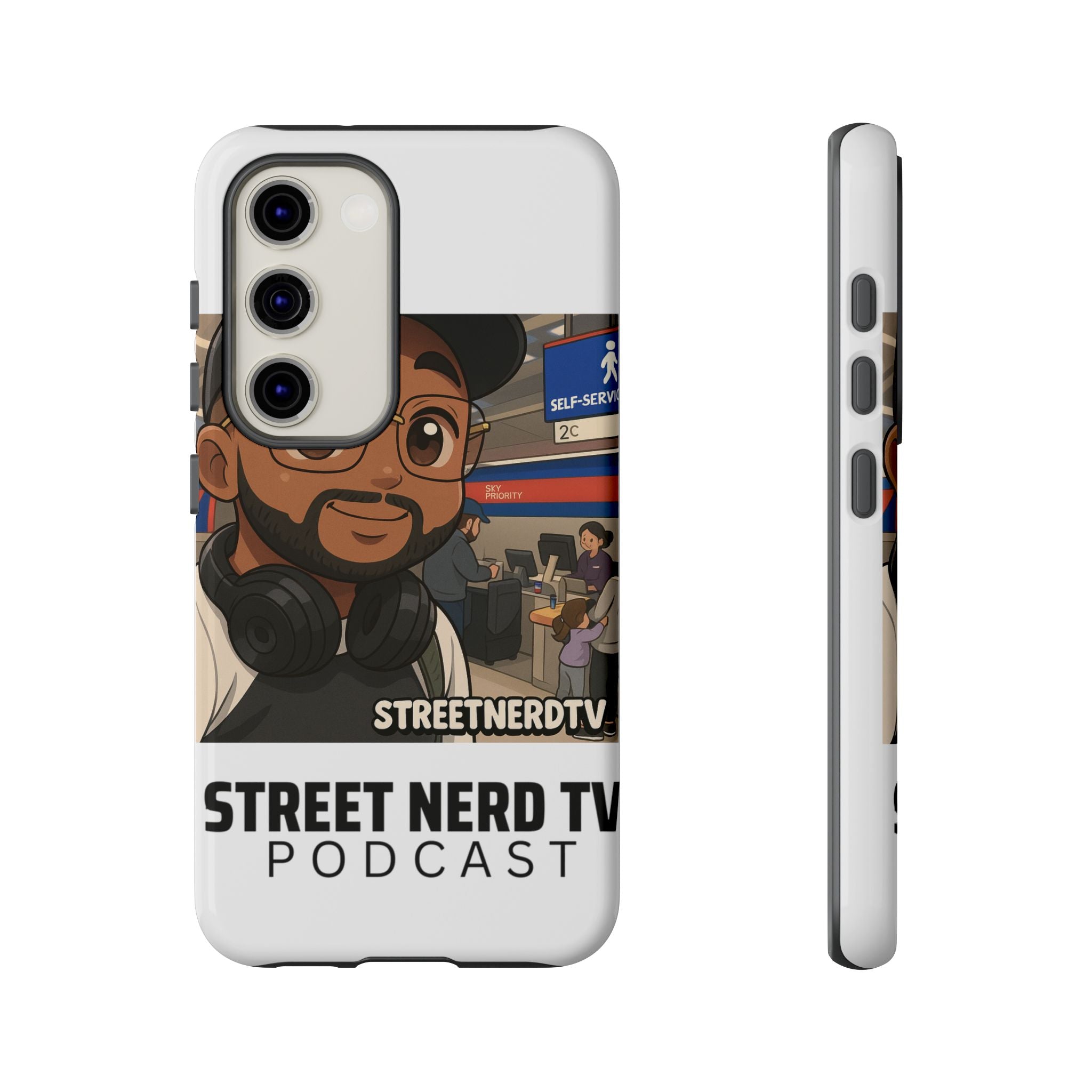Podcast Phone Case | Tough Cases for Street Nerd TV Lovers, Geek Gifts, Decorative Tech Accessories, Durable Mobile Covers, Unique Gadgets