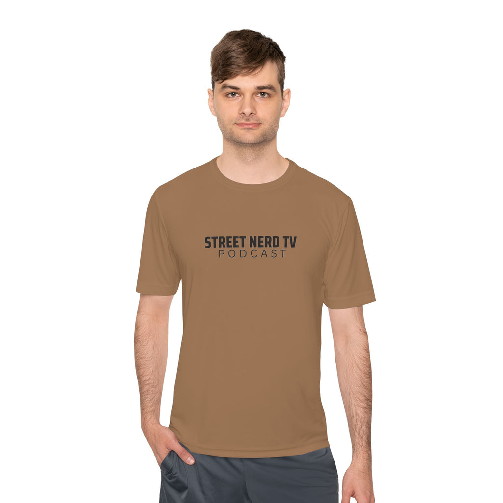 Street Nerd TV Podcast Tee - Unisex Moisture Wicking Athletic Shirt, Workout Top, Casual Wear, Gift for Podcasters, Cool Summer Apparel