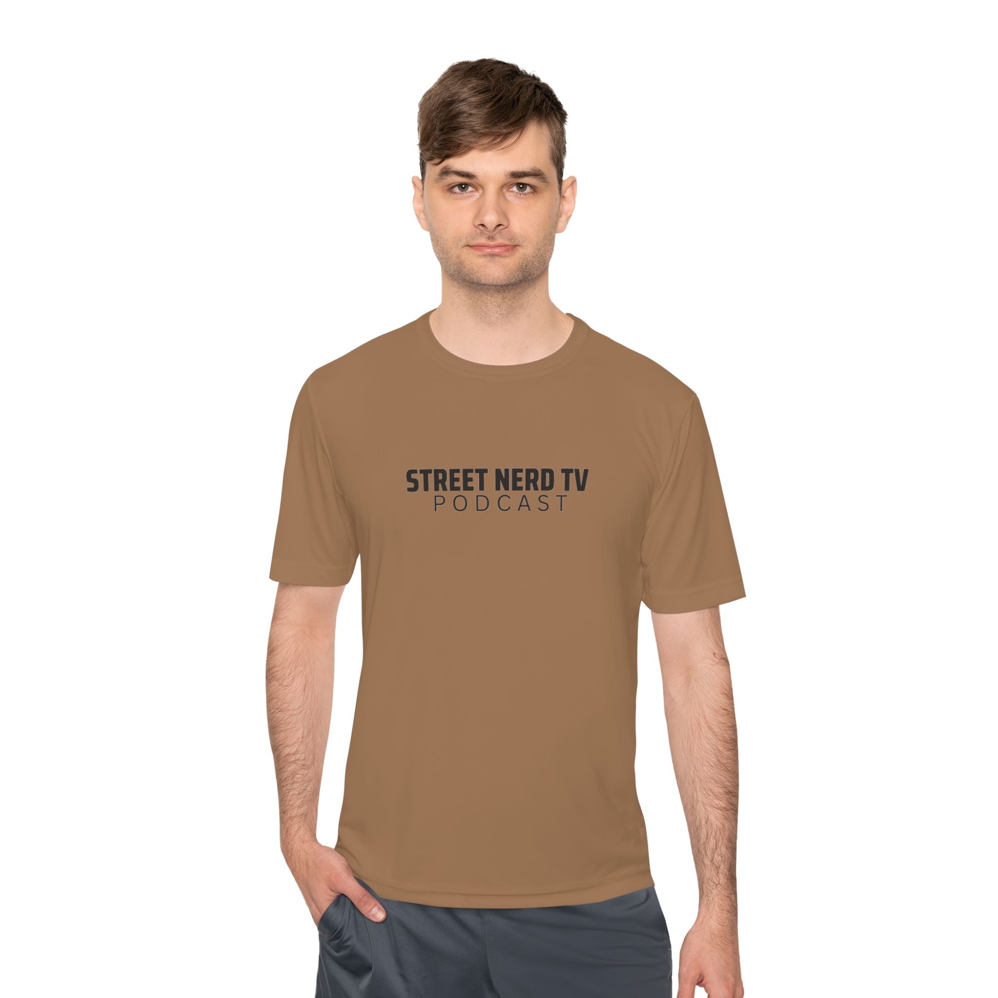 Street Nerd TV Podcast Tee - Unisex Moisture Wicking Athletic Shirt, Workout Top, Casual Wear, Gift for Podcasters, Cool Summer Apparel