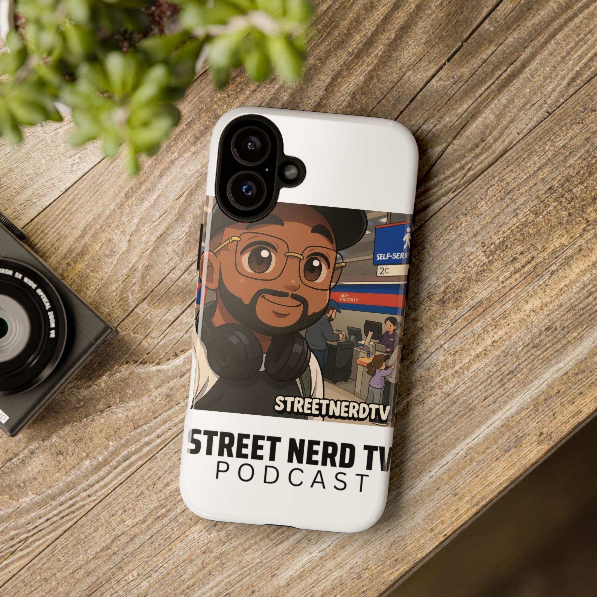 Podcast Phone Case | Tough Cases for Street Nerd TV Lovers, Geek Gifts, Decorative Tech Accessories, Durable Mobile Covers, Unique Gadgets