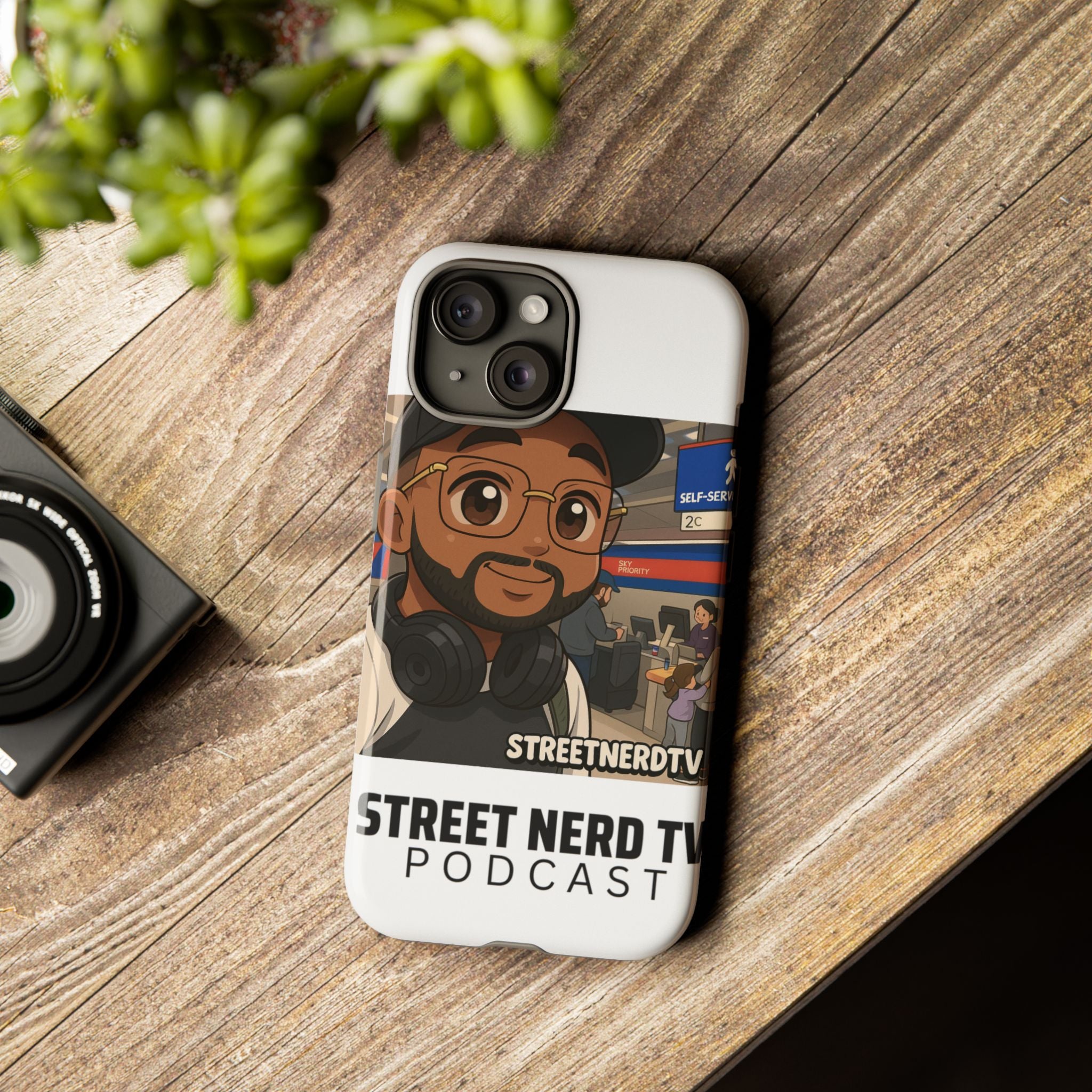 Podcast Phone Case | Tough Cases for Street Nerd TV Lovers, Geek Gifts, Decorative Tech Accessories, Durable Mobile Covers, Unique Gadgets