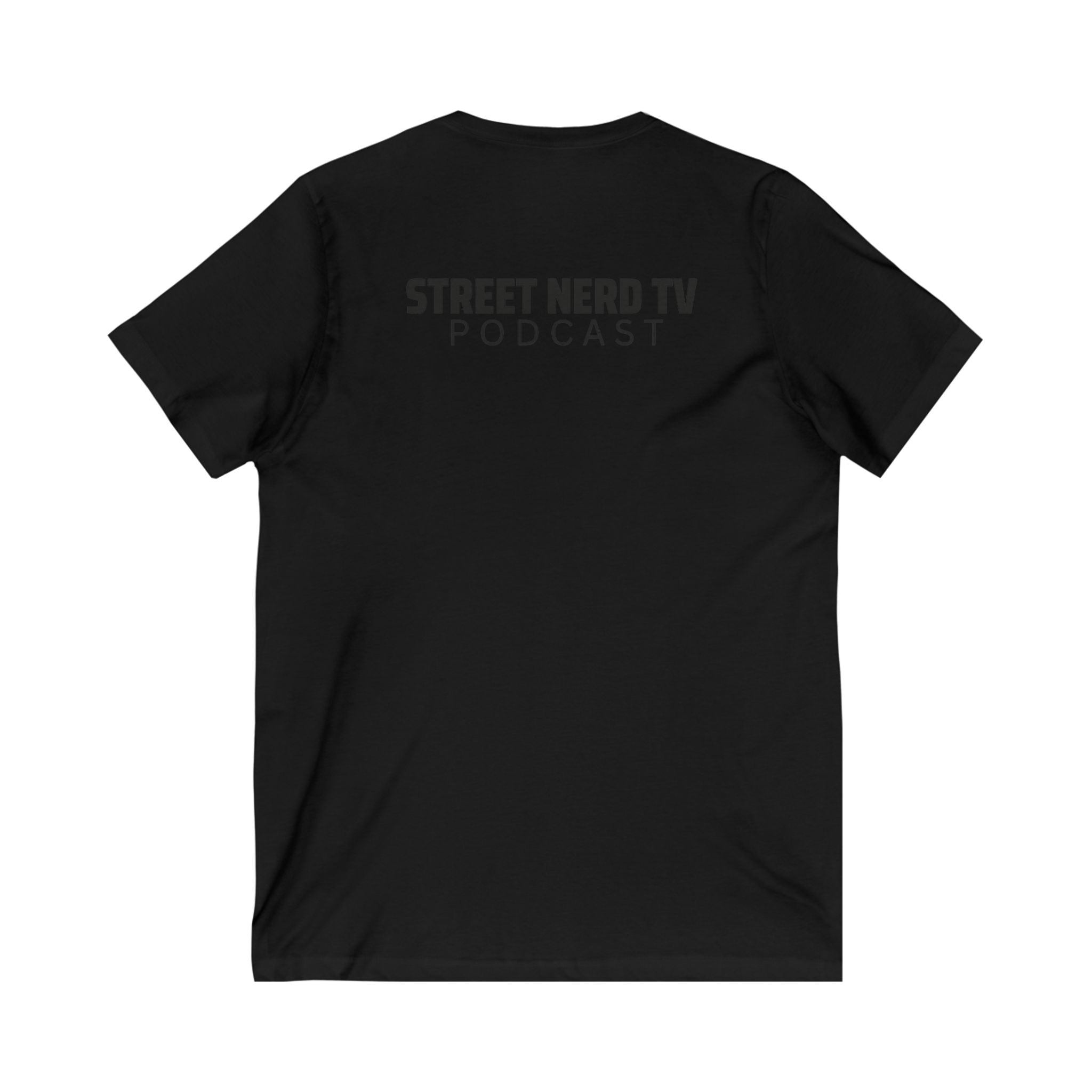 Street Nerd TV V-Neck Tee, Casual Graphic Tee, Podcast Merchandise, Gift for Fans, Comfortable Everyday Wear