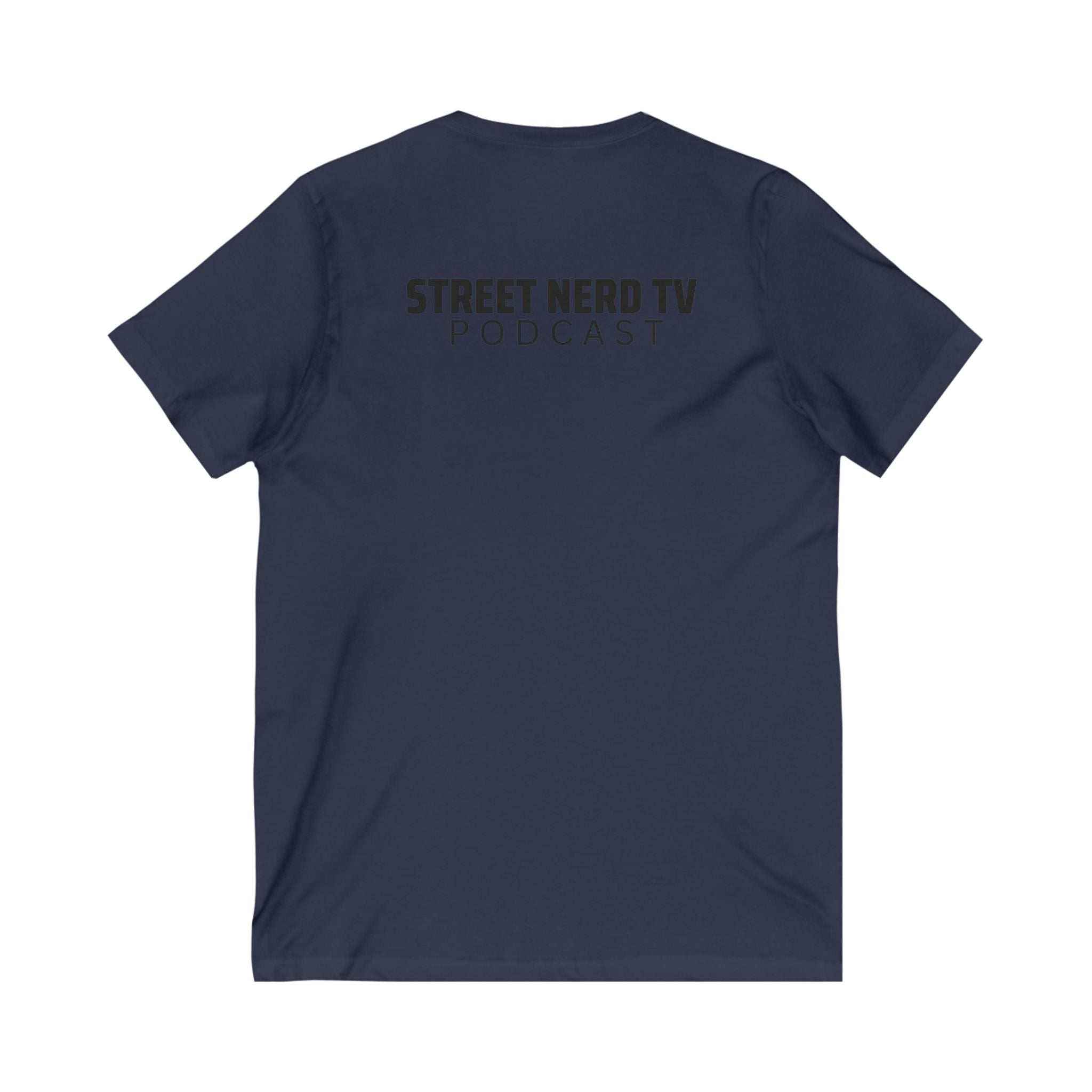 Street Nerd TV V-Neck Tee, Casual Graphic Tee, Podcast Merchandise, Gift for Fans, Comfortable Everyday Wear