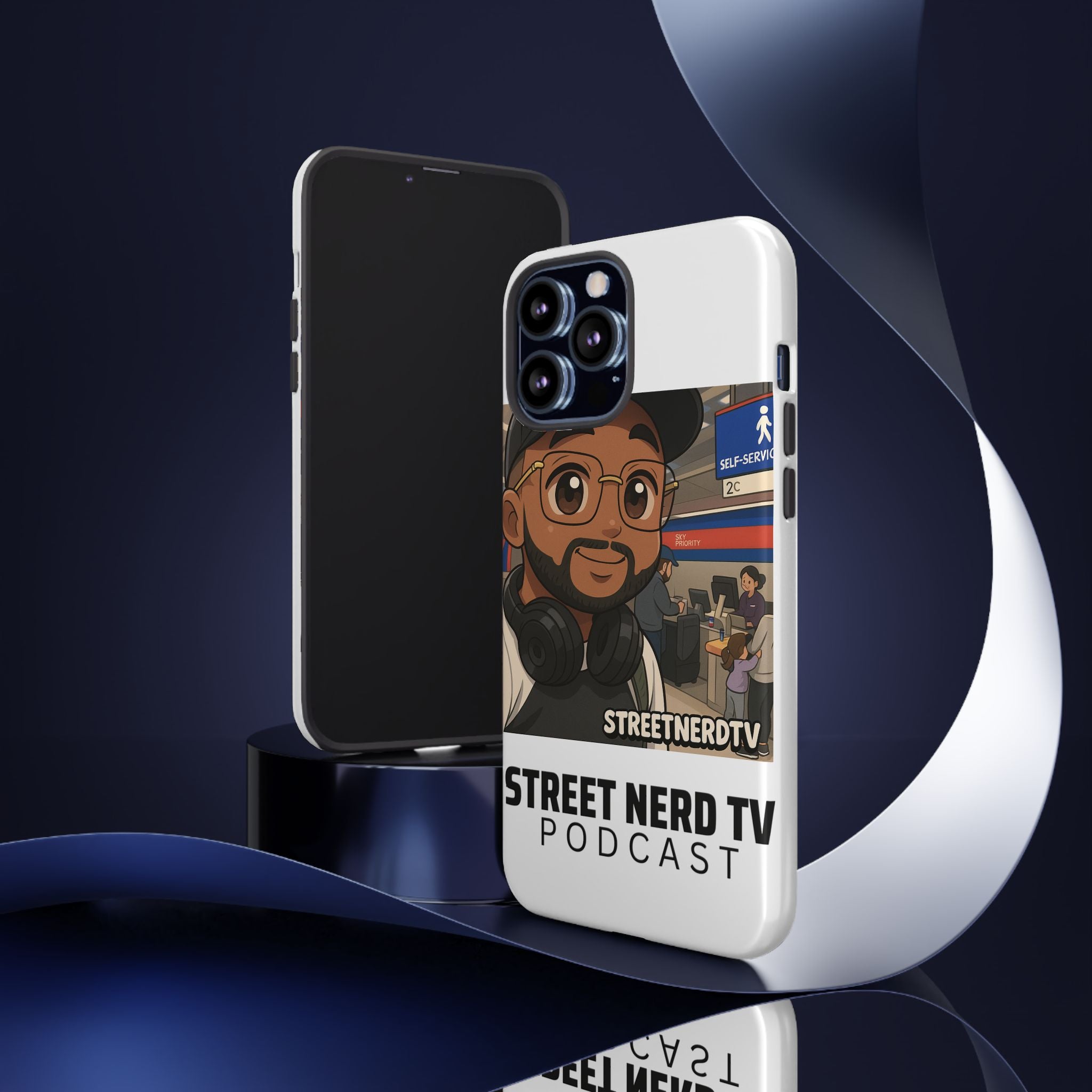 Podcast Phone Case | Tough Cases for Street Nerd TV Lovers, Geek Gifts, Decorative Tech Accessories, Durable Mobile Covers, Unique Gadgets