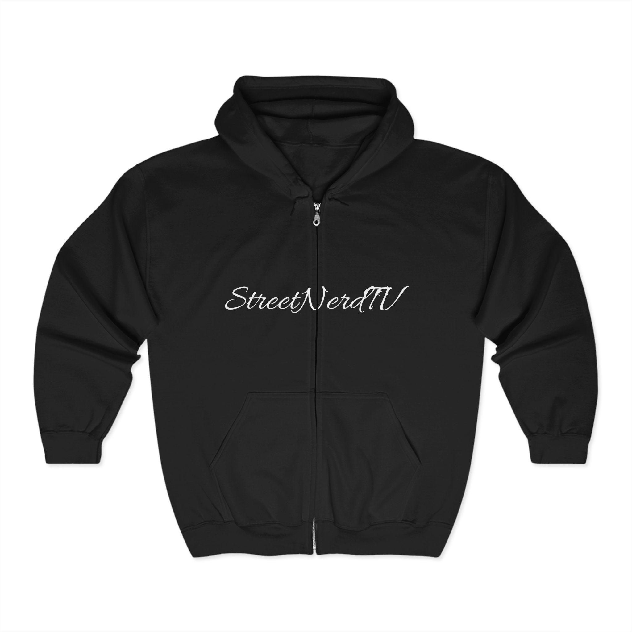 Streetwear Zip Hoodie, Unisex Heavy Blend, Perfect for Casual Style, Street Culture, Podcast Fans, Comfortable Everyday Wear