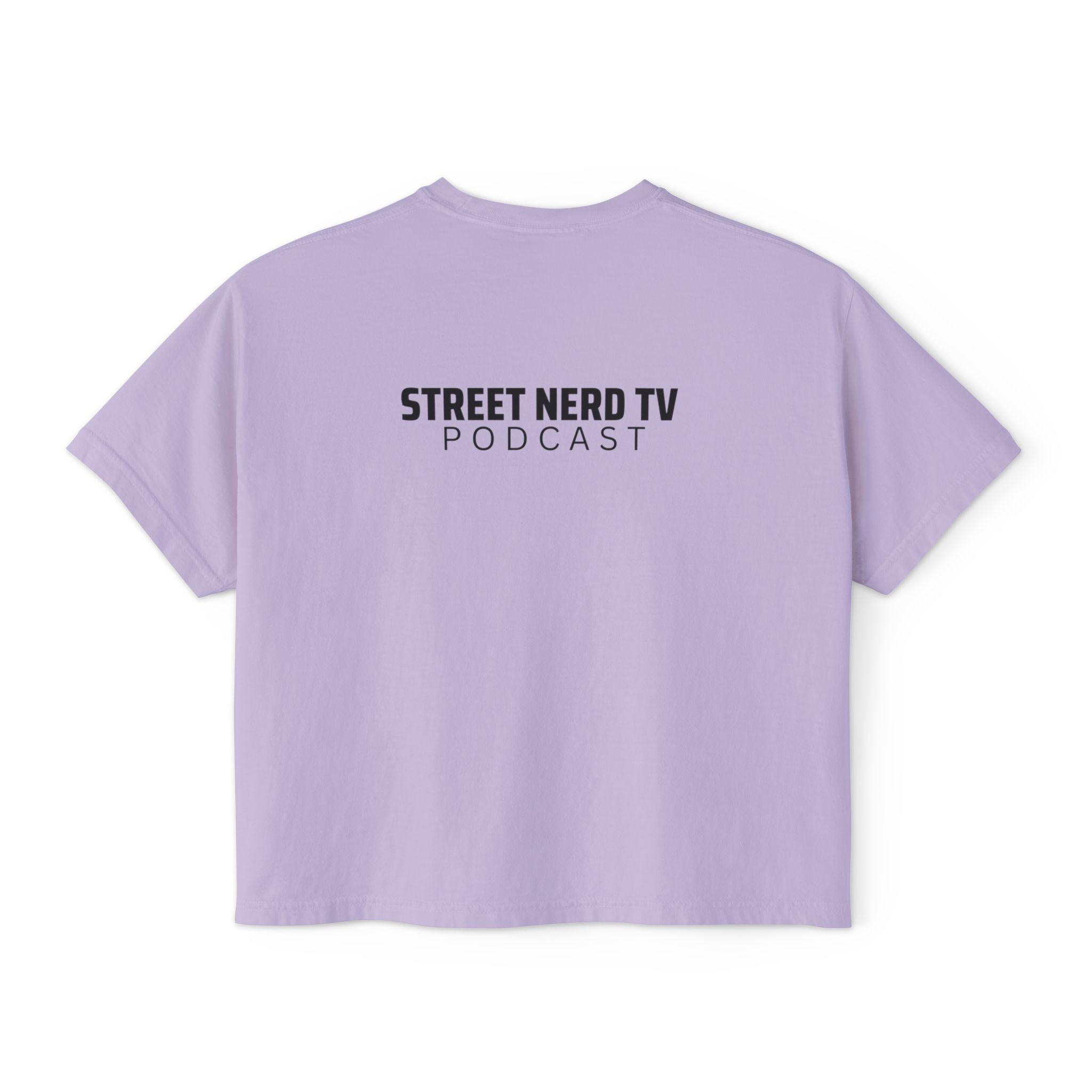 Street Nerd Boxy Tee | Cute Casual Tee for Podcast Lovers, Streetwear Shirt, Gift for Fans, Comfortable Everyday Wear