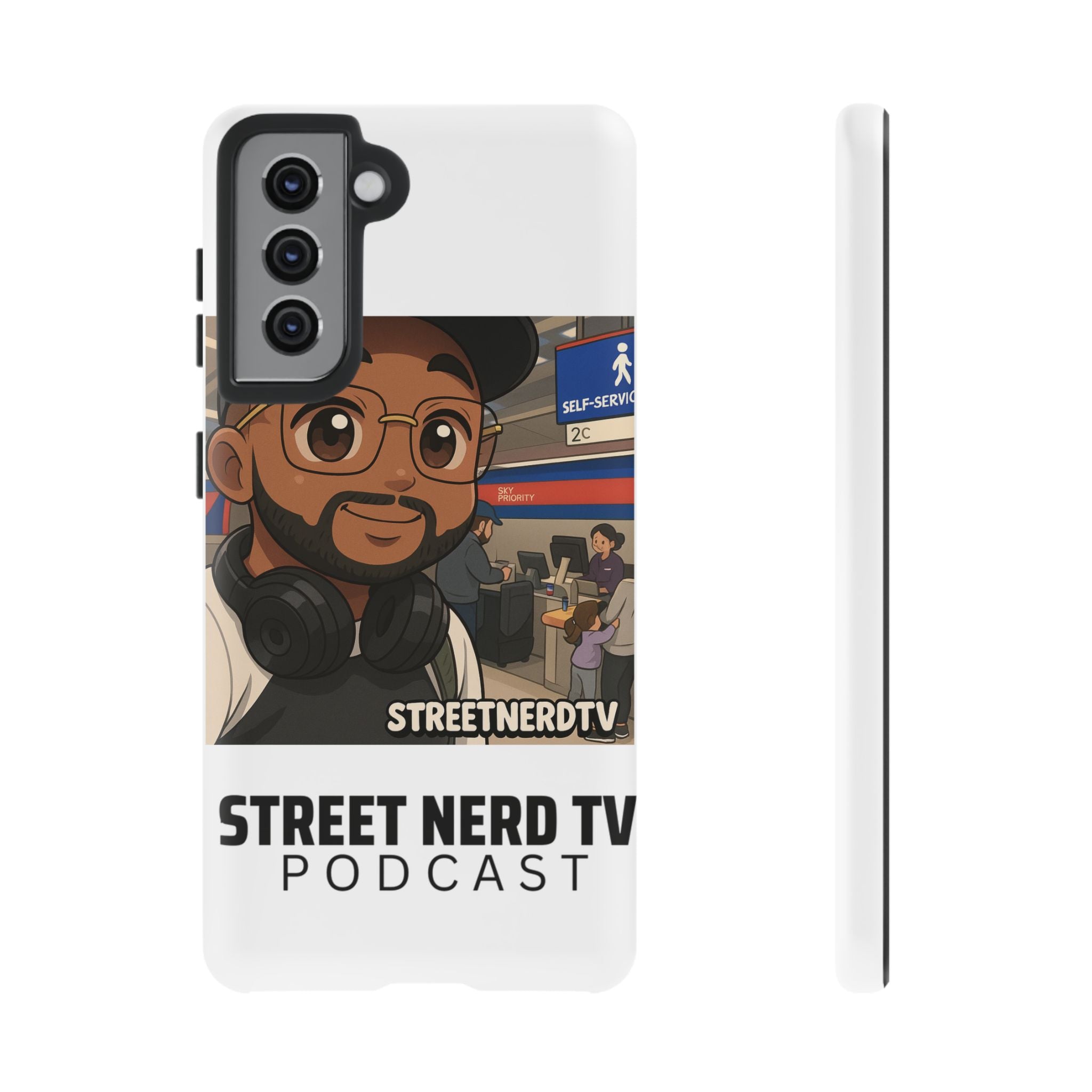 Podcast Phone Case | Tough Cases for Street Nerd TV Lovers, Geek Gifts, Decorative Tech Accessories, Durable Mobile Covers, Unique Gadgets