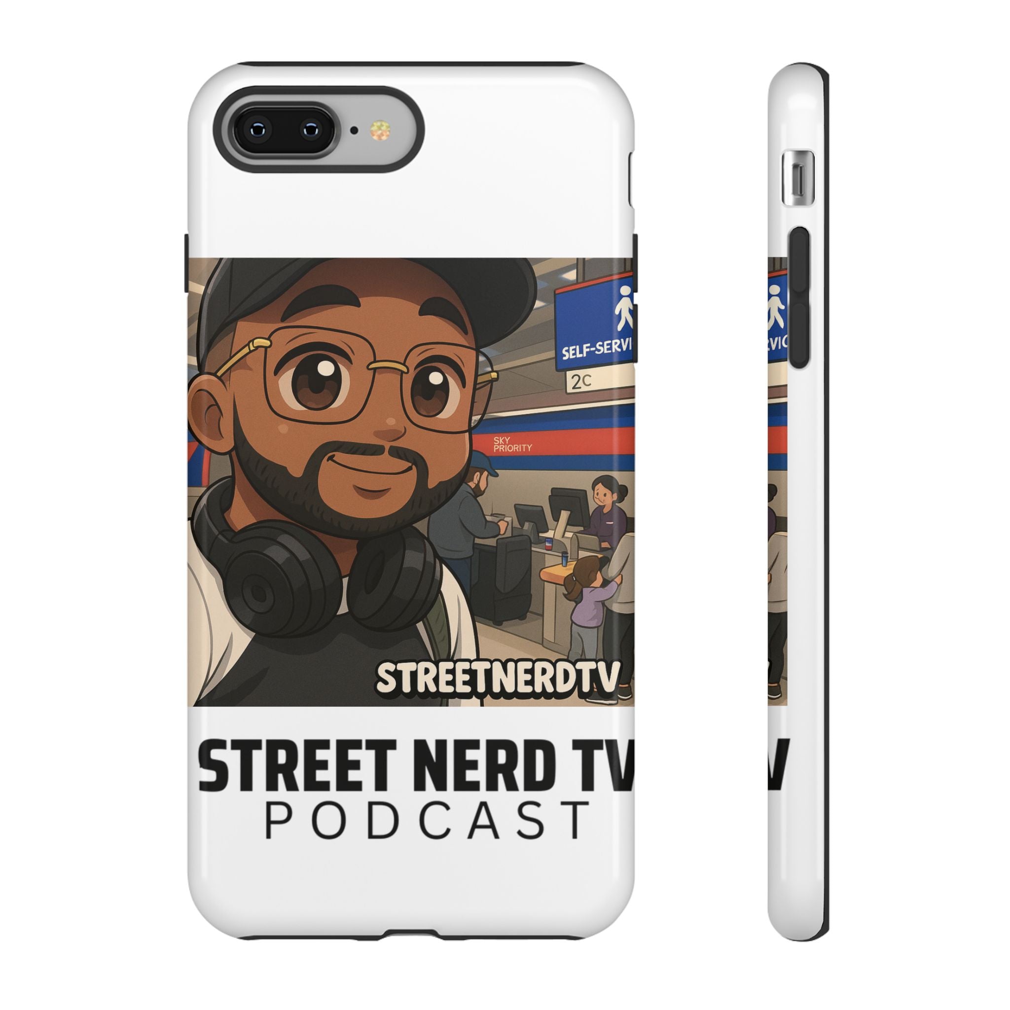 Podcast Phone Case | Tough Cases for Street Nerd TV Lovers, Geek Gifts, Decorative Tech Accessories, Durable Mobile Covers, Unique Gadgets