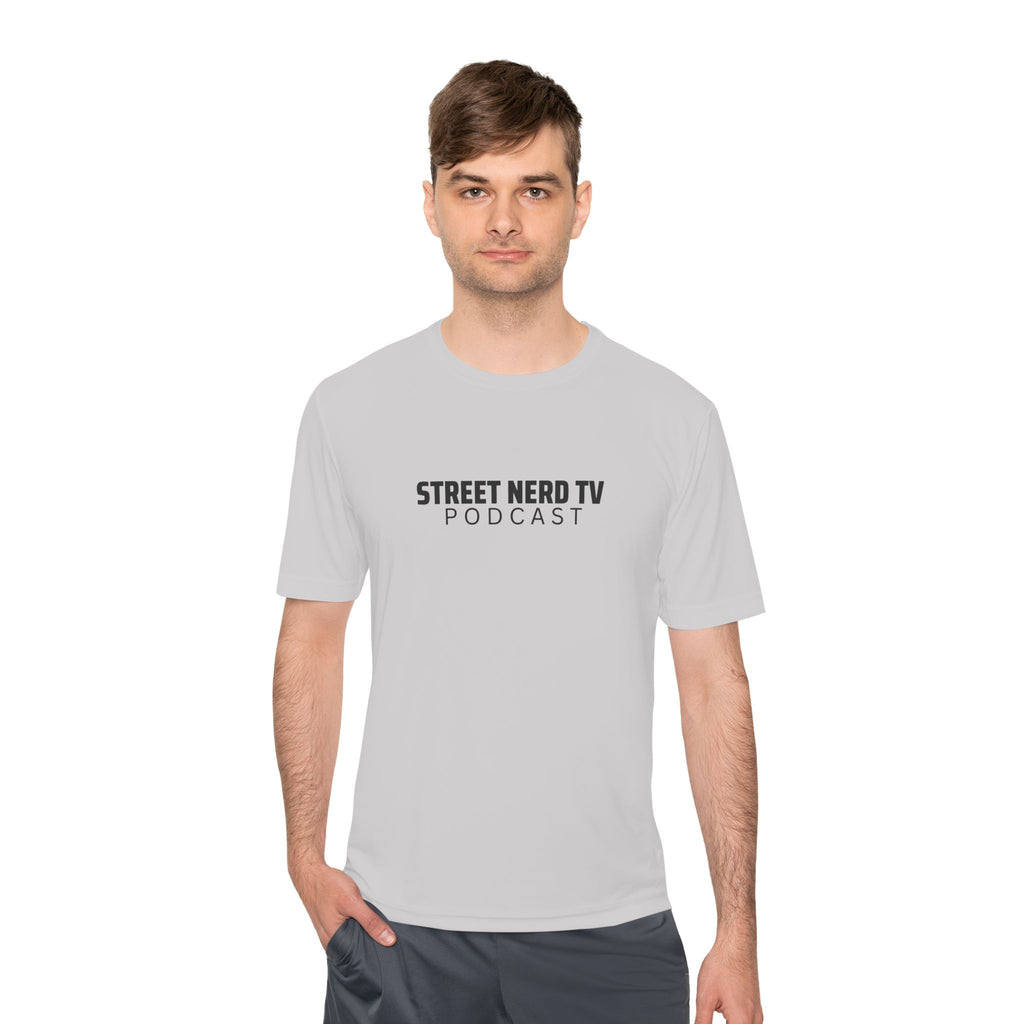 Street Nerd TV Podcast Tee - Unisex Moisture Wicking Athletic Shirt, Workout Top, Casual Wear, Gift for Podcasters, Cool Summer Apparel