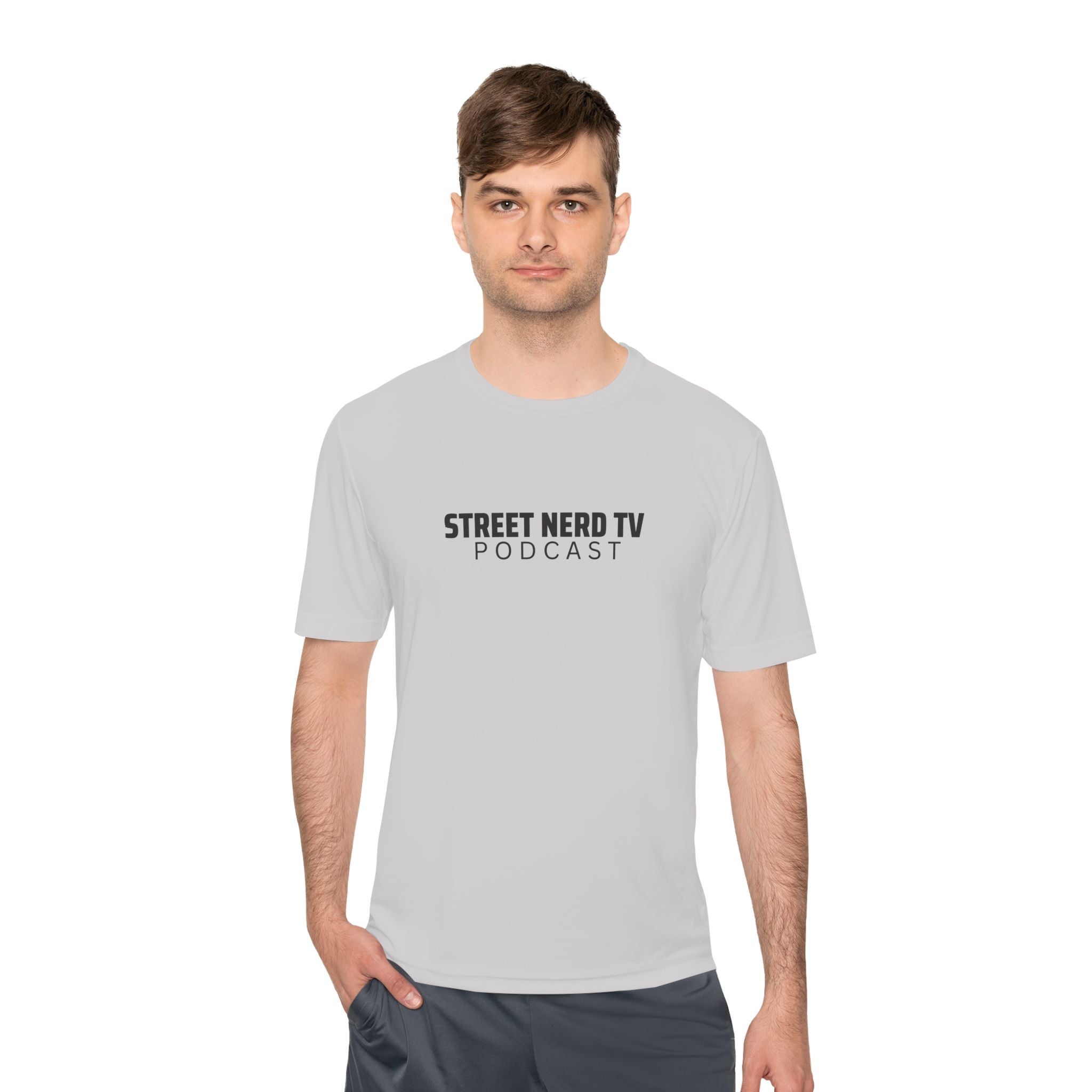 Street Nerd TV Podcast Tee - Unisex Moisture Wicking Athletic Shirt, Workout Top, Casual Wear, Gift for Podcasters, Cool Summer Apparel