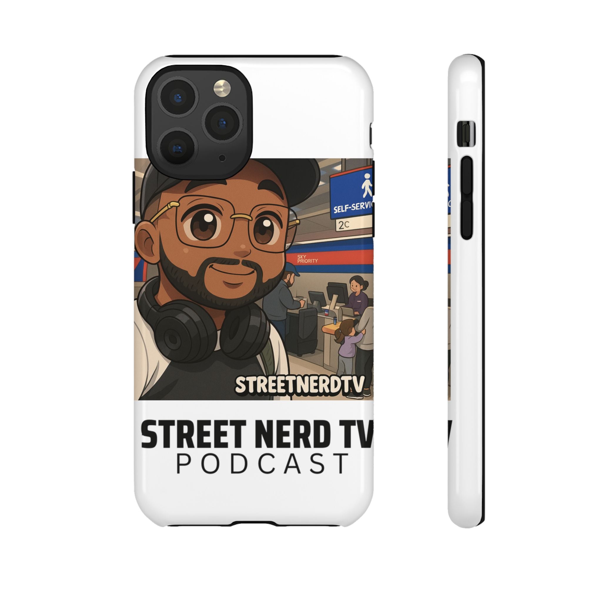 Podcast Phone Case | Tough Cases for Street Nerd TV Lovers, Geek Gifts, Decorative Tech Accessories, Durable Mobile Covers, Unique Gadgets