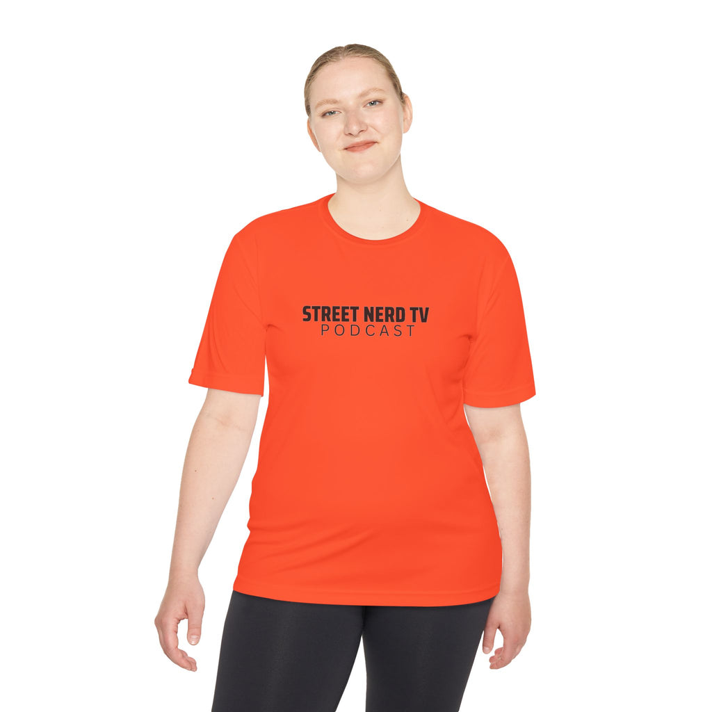 Street Nerd TV Podcast Tee - Unisex Moisture Wicking Athletic Shirt, Workout Top, Casual Wear, Gift for Podcasters, Cool Summer Apparel