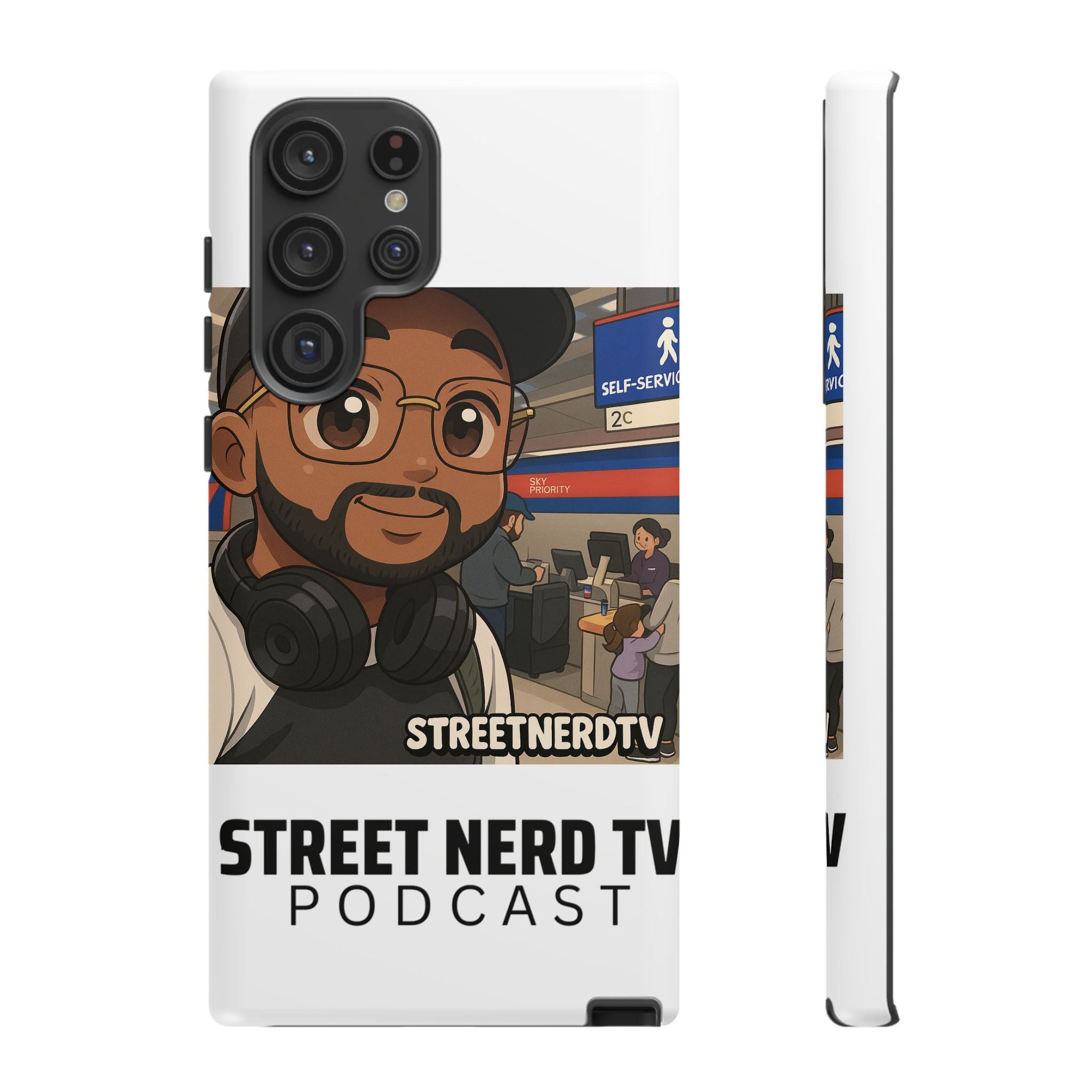 Podcast Phone Case | Tough Cases for Street Nerd TV Lovers, Geek Gifts, Decorative Tech Accessories, Durable Mobile Covers, Unique Gadgets