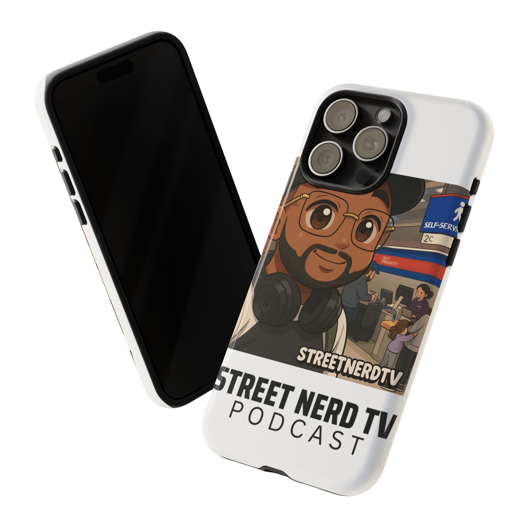 Podcast Phone Case | Tough Cases for Street Nerd TV Lovers, Geek Gifts, Decorative Tech Accessories, Durable Mobile Covers, Unique Gadgets