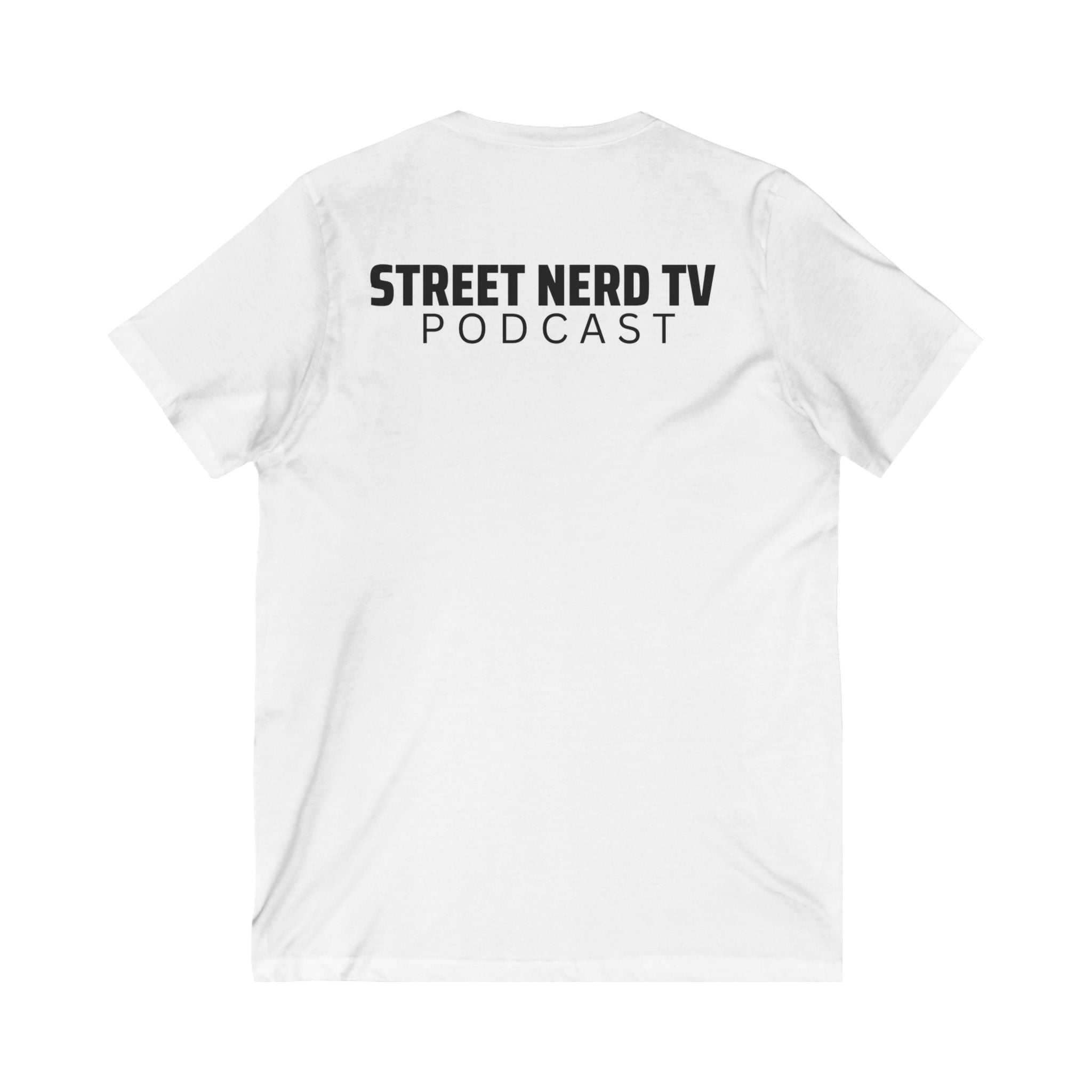 Street Nerd TV Podcast V-Neck Tee, Unisex Shirt, Casual Wear, Gift for Podcasters, Streetwear