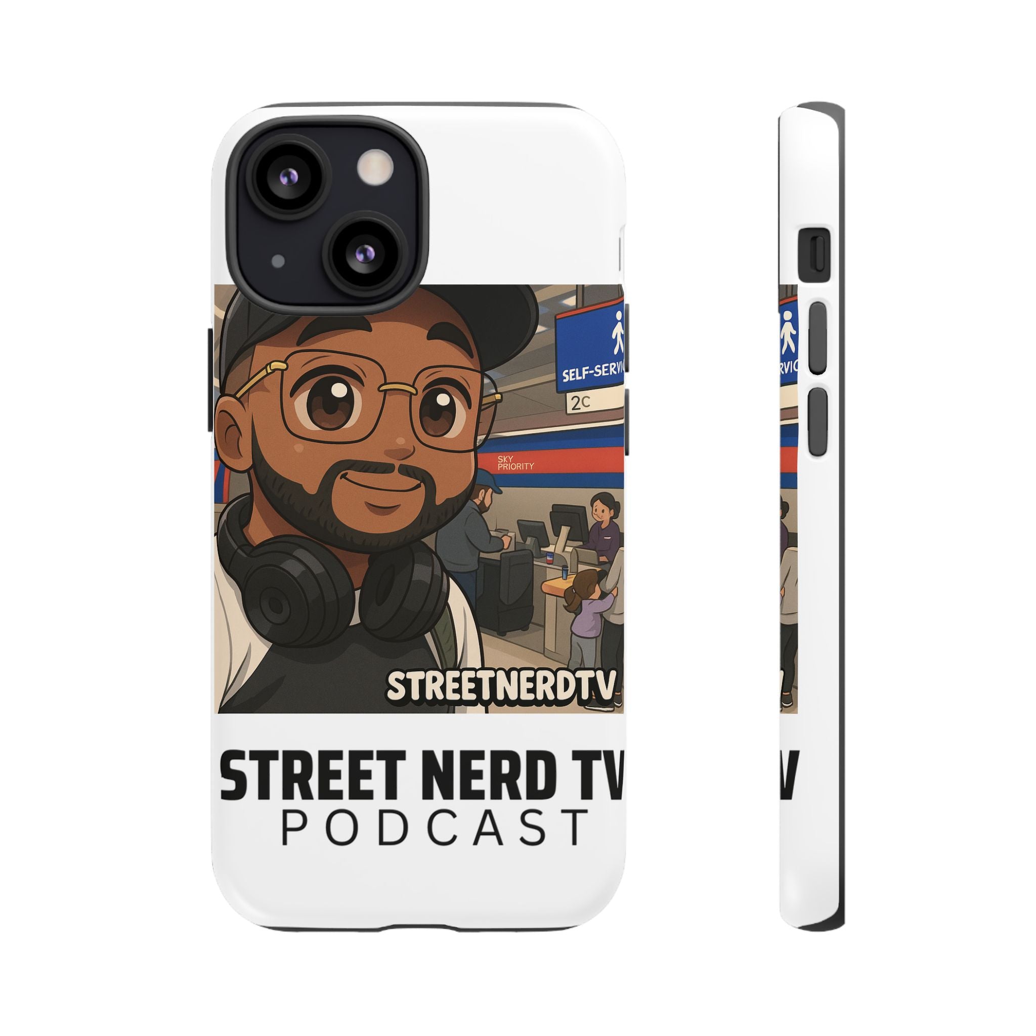 Podcast Phone Case | Tough Cases for Street Nerd TV Lovers, Geek Gifts, Decorative Tech Accessories, Durable Mobile Covers, Unique Gadgets