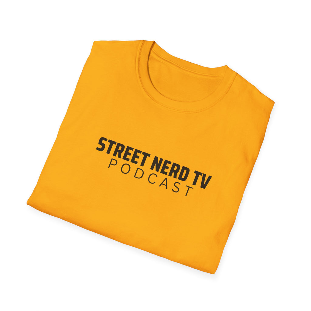 Street Nerd TV Podcast Unisex T-Shirt, Casual Wear, Gift for Creators, Comfortable Fit, Podcast Merch