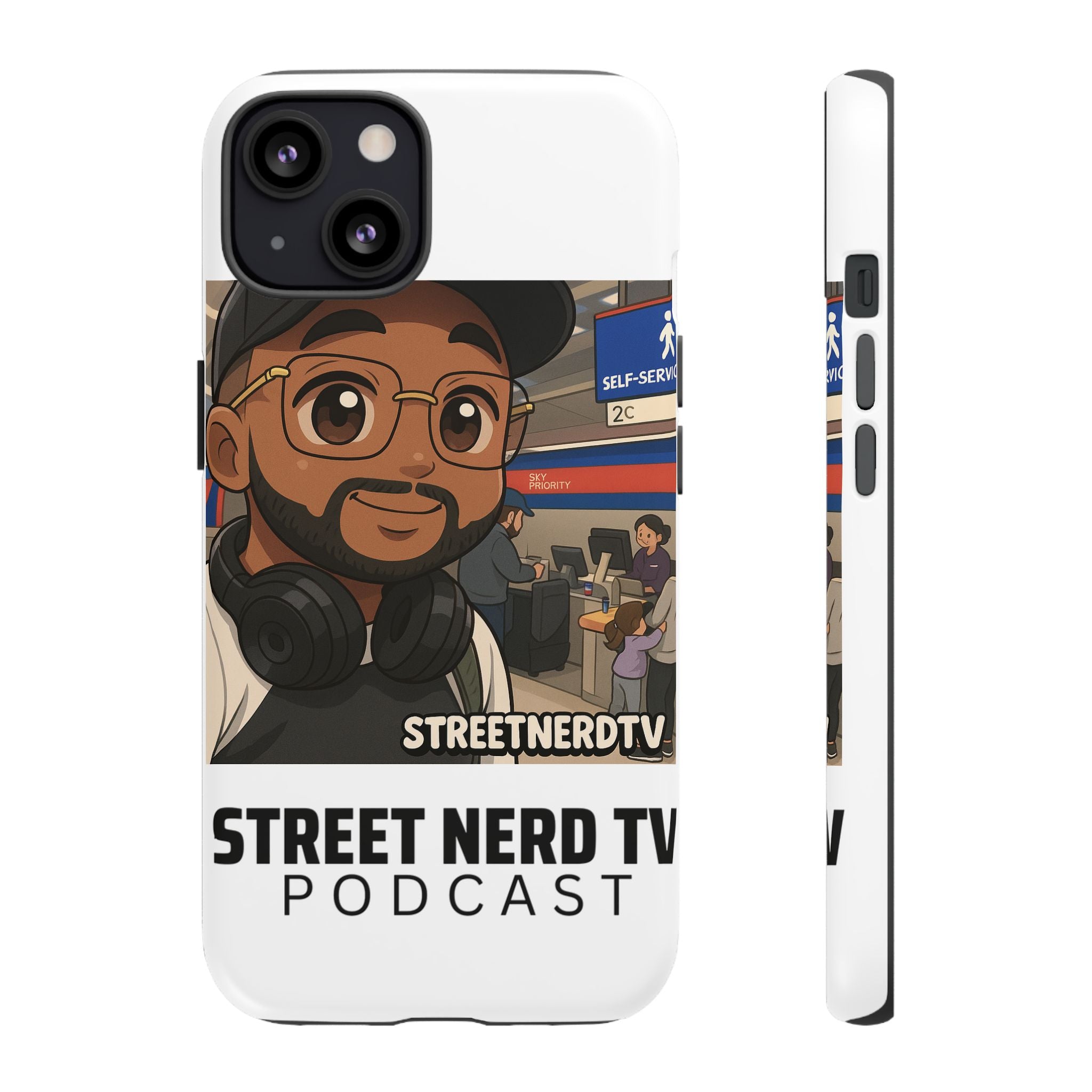 Podcast Phone Case | Tough Cases for Street Nerd TV Lovers, Geek Gifts, Decorative Tech Accessories, Durable Mobile Covers, Unique Gadgets