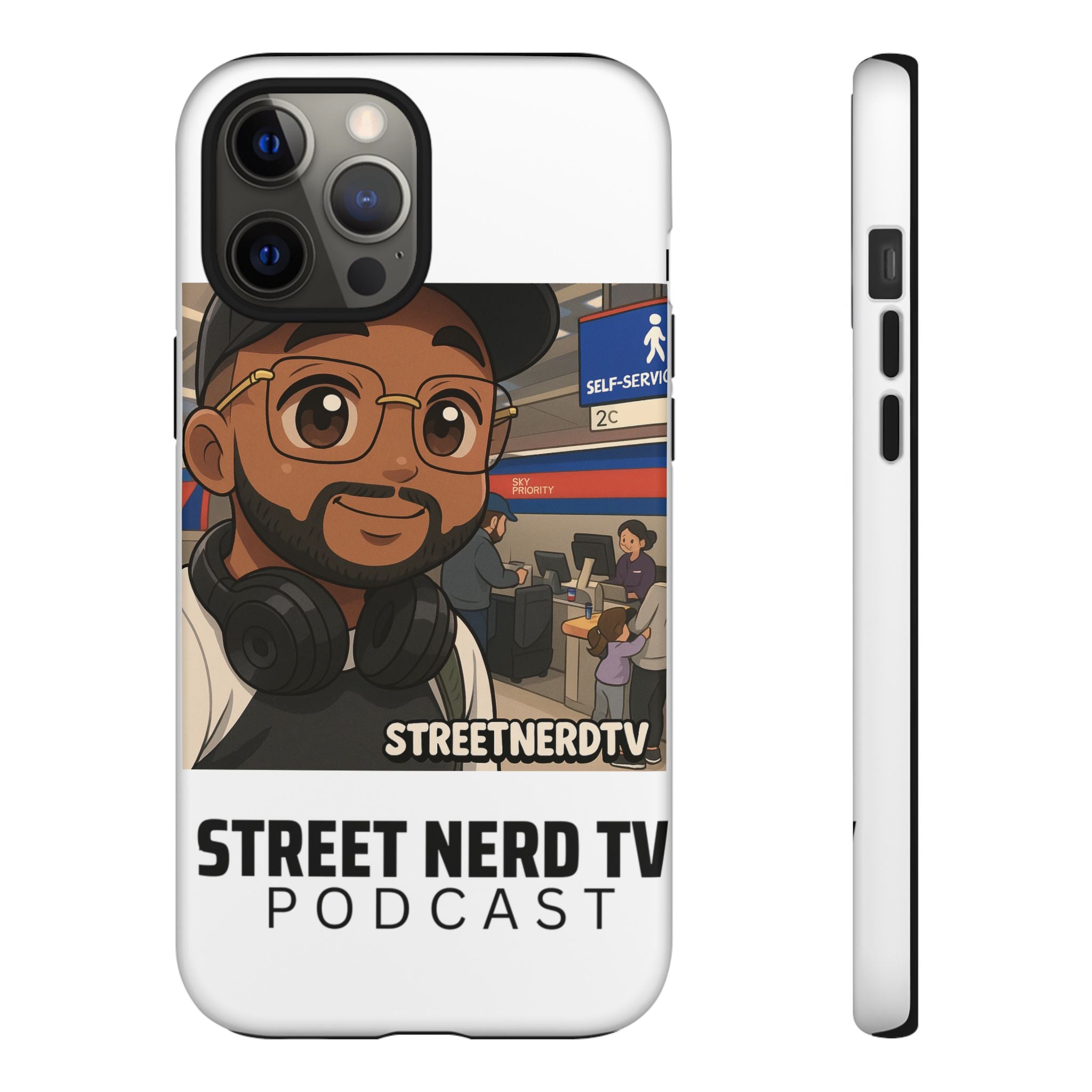 Podcast Phone Case | Tough Cases for Street Nerd TV Lovers, Geek Gifts, Decorative Tech Accessories, Durable Mobile Covers, Unique Gadgets
