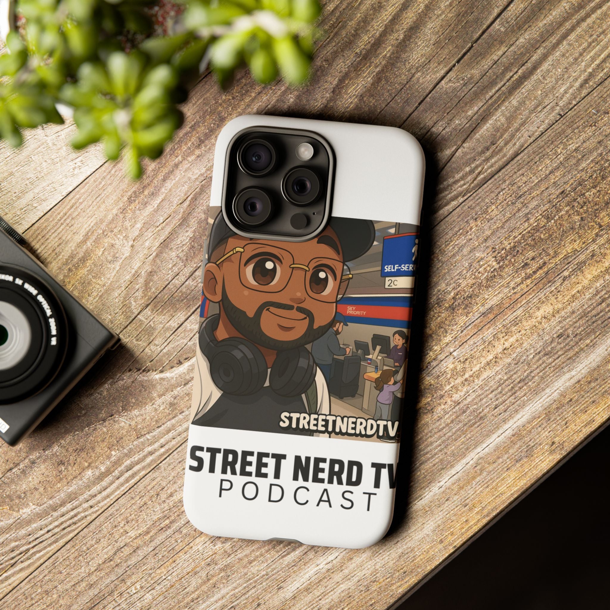 Podcast Phone Case | Tough Cases for Street Nerd TV Lovers, Geek Gifts, Decorative Tech Accessories, Durable Mobile Covers, Unique Gadgets
